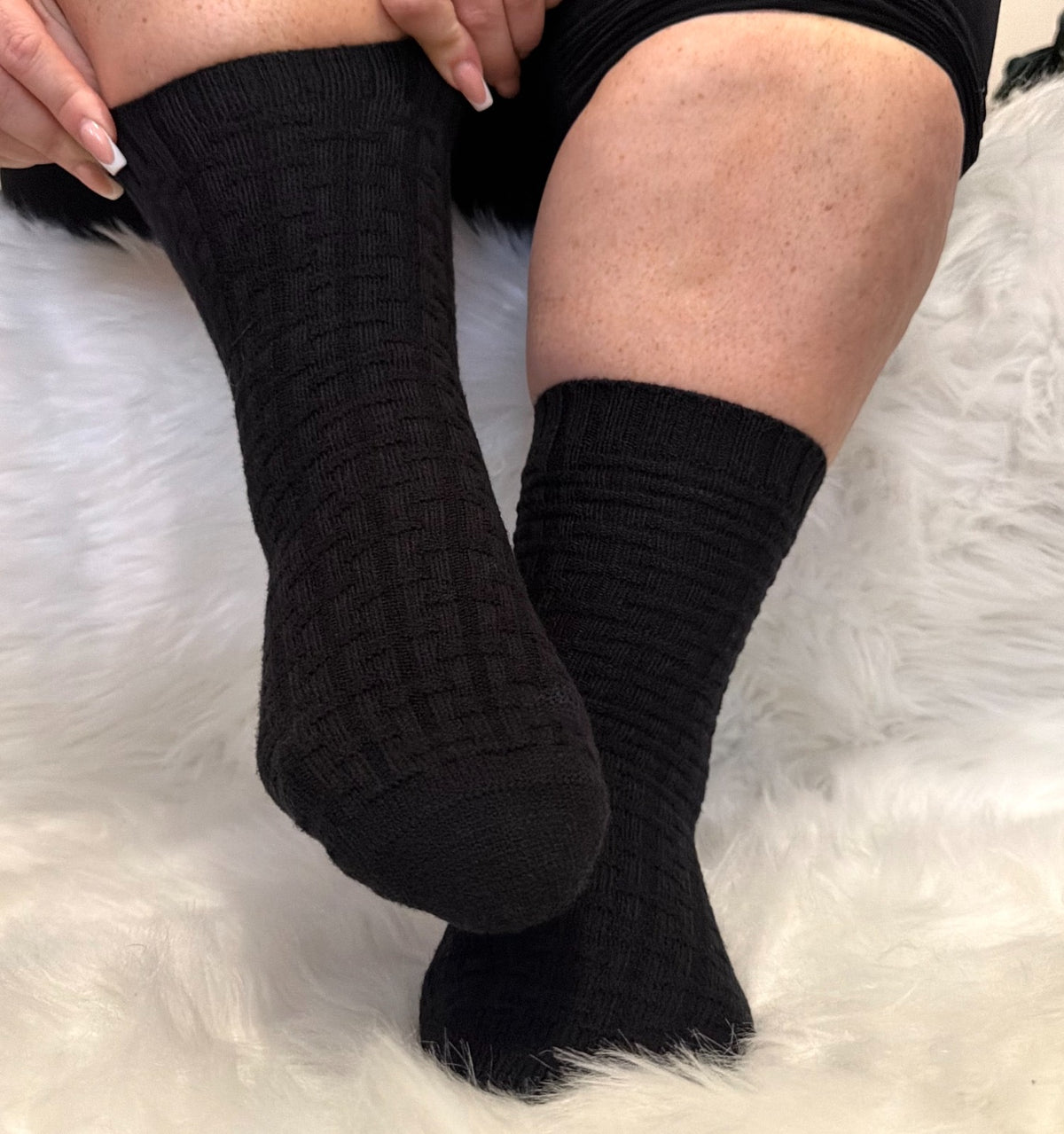Everyday Crew Socks - Black