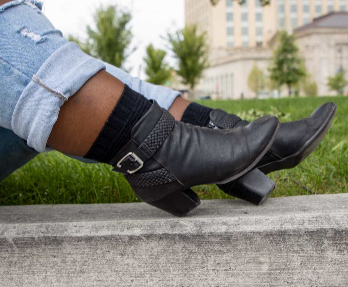 Everyday Crew Socks - Black