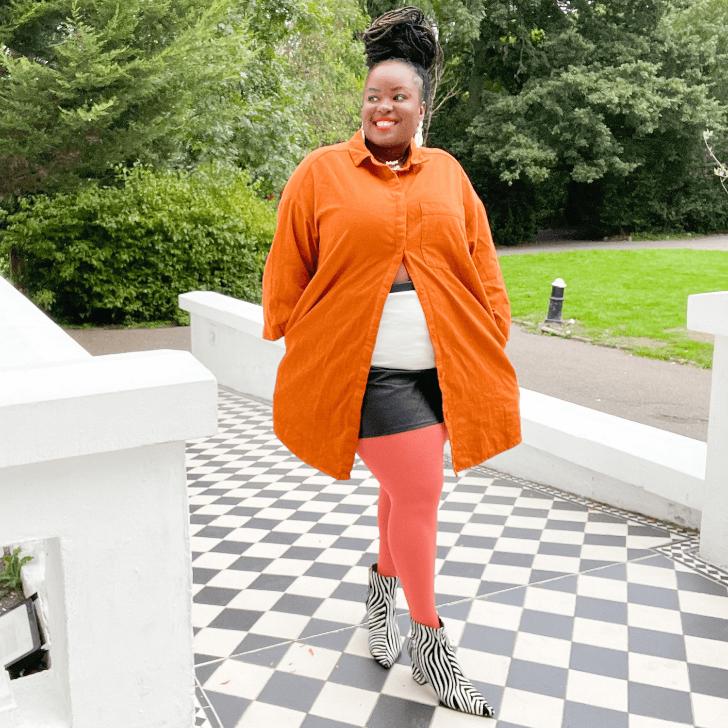 80 Denier Tights - Peach Party - Snag