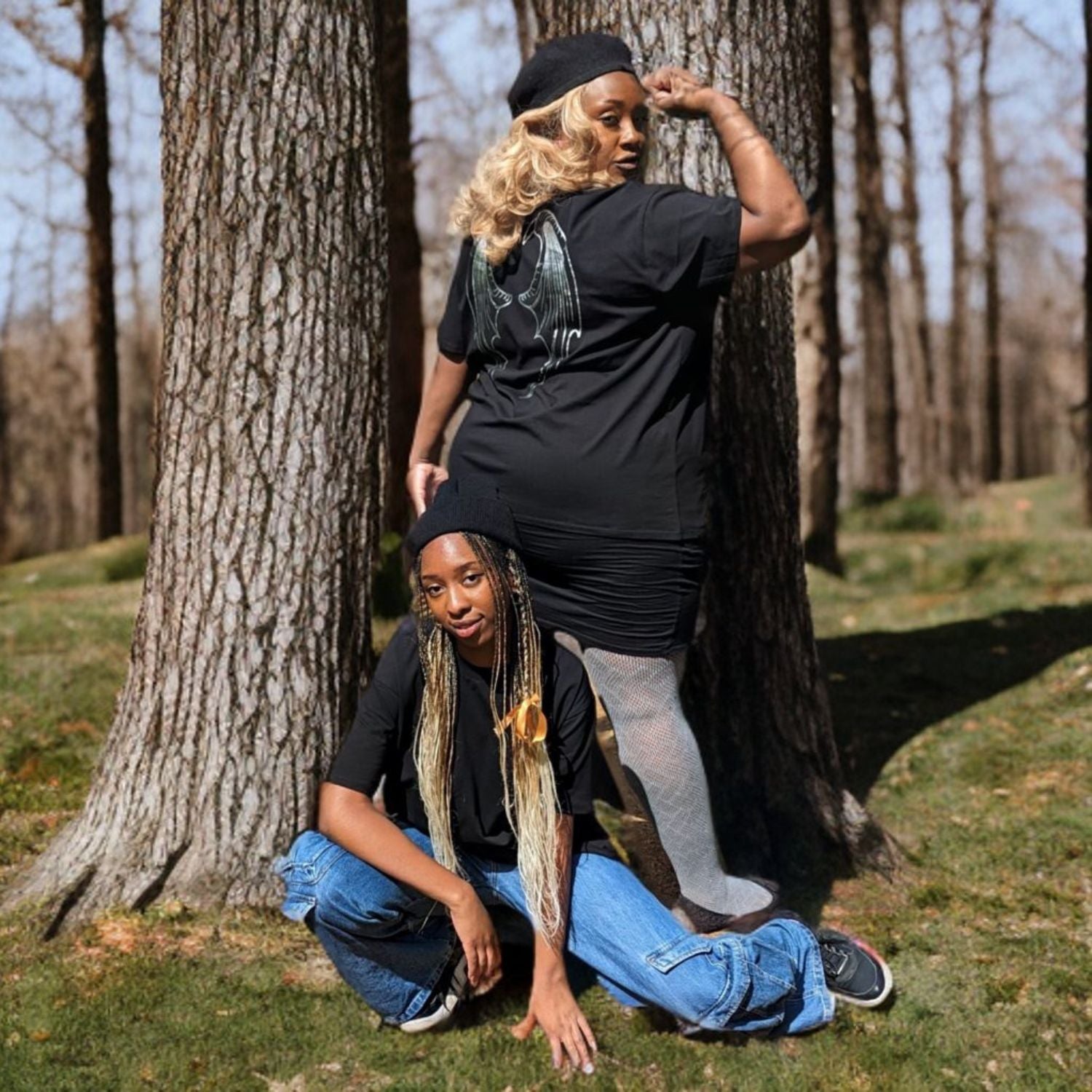 Camiseta de acotar de algodón orgánico - Ala de ala