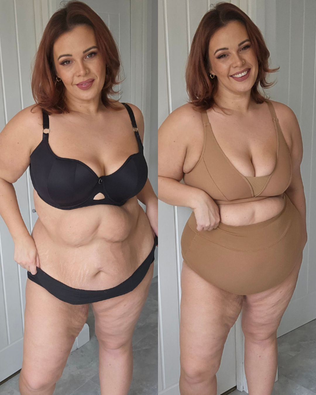 Knickers de cintura de algodón orgánico de algodón - Caramelo