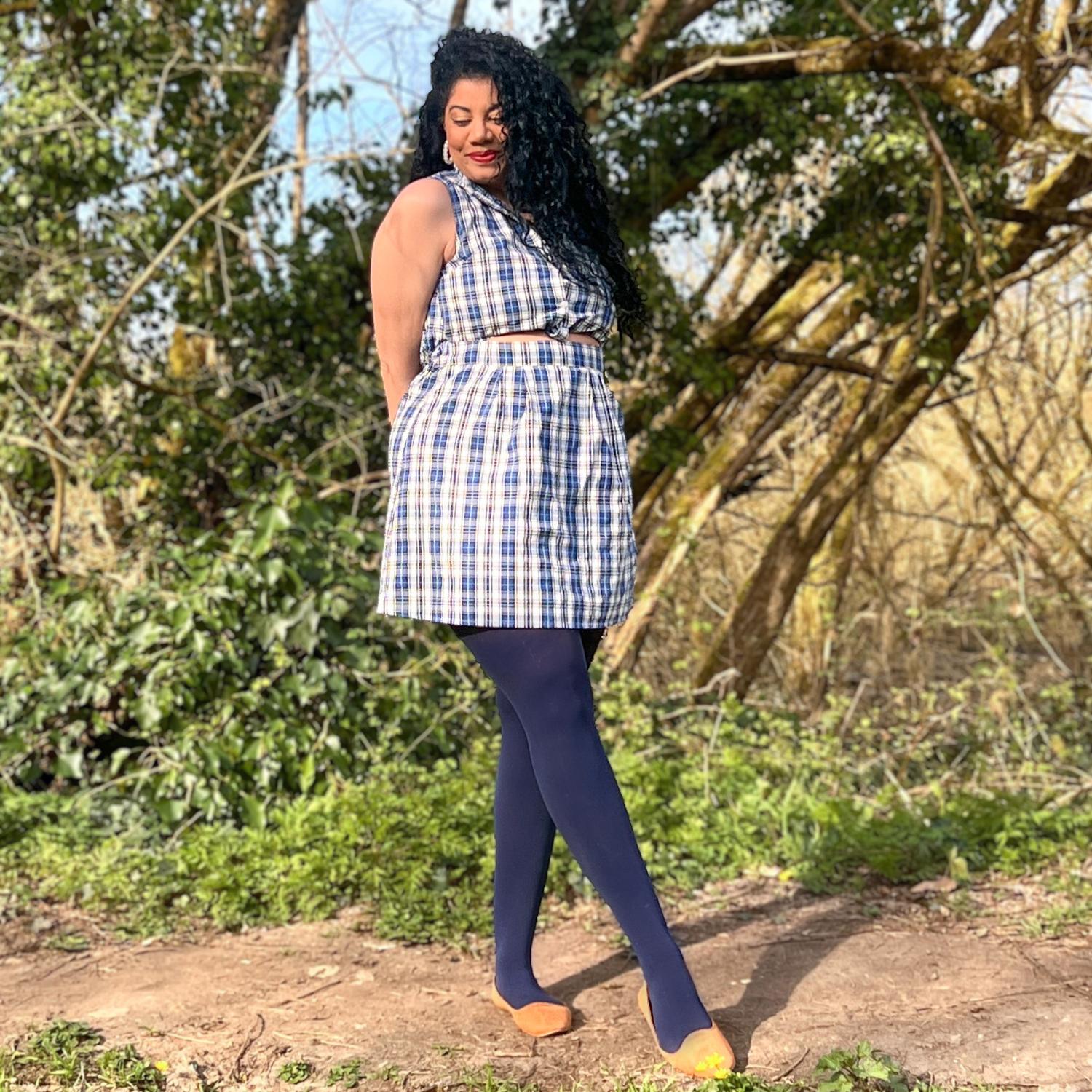 Stay Cool 80 Denier Tights - Navy