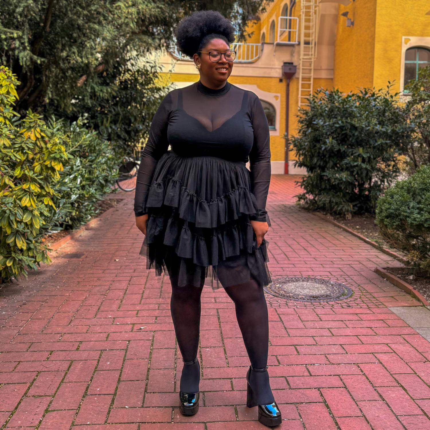 Mesh Skirt - Black