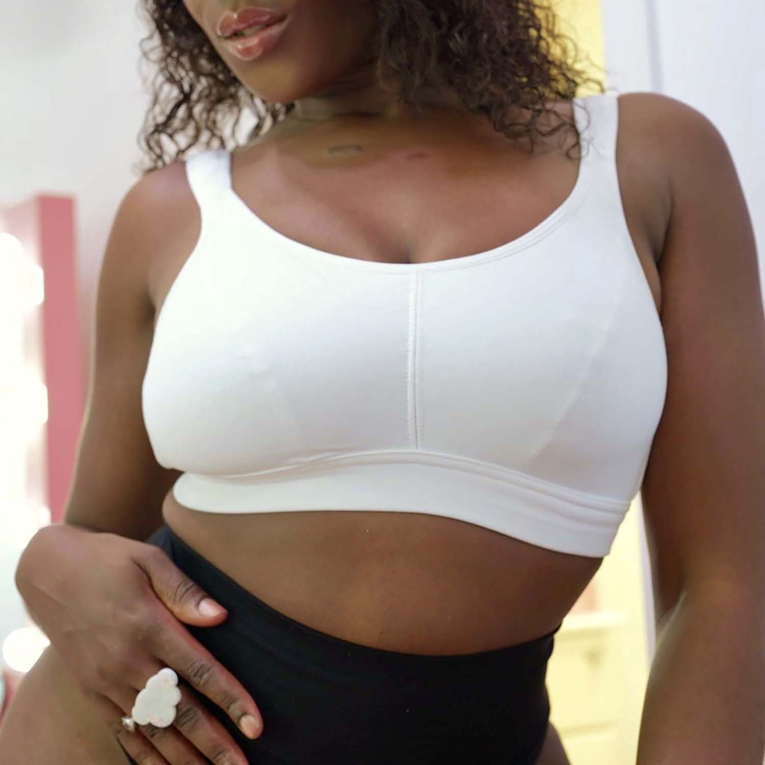 Knickers de piernas supercales: 3 pares de negro