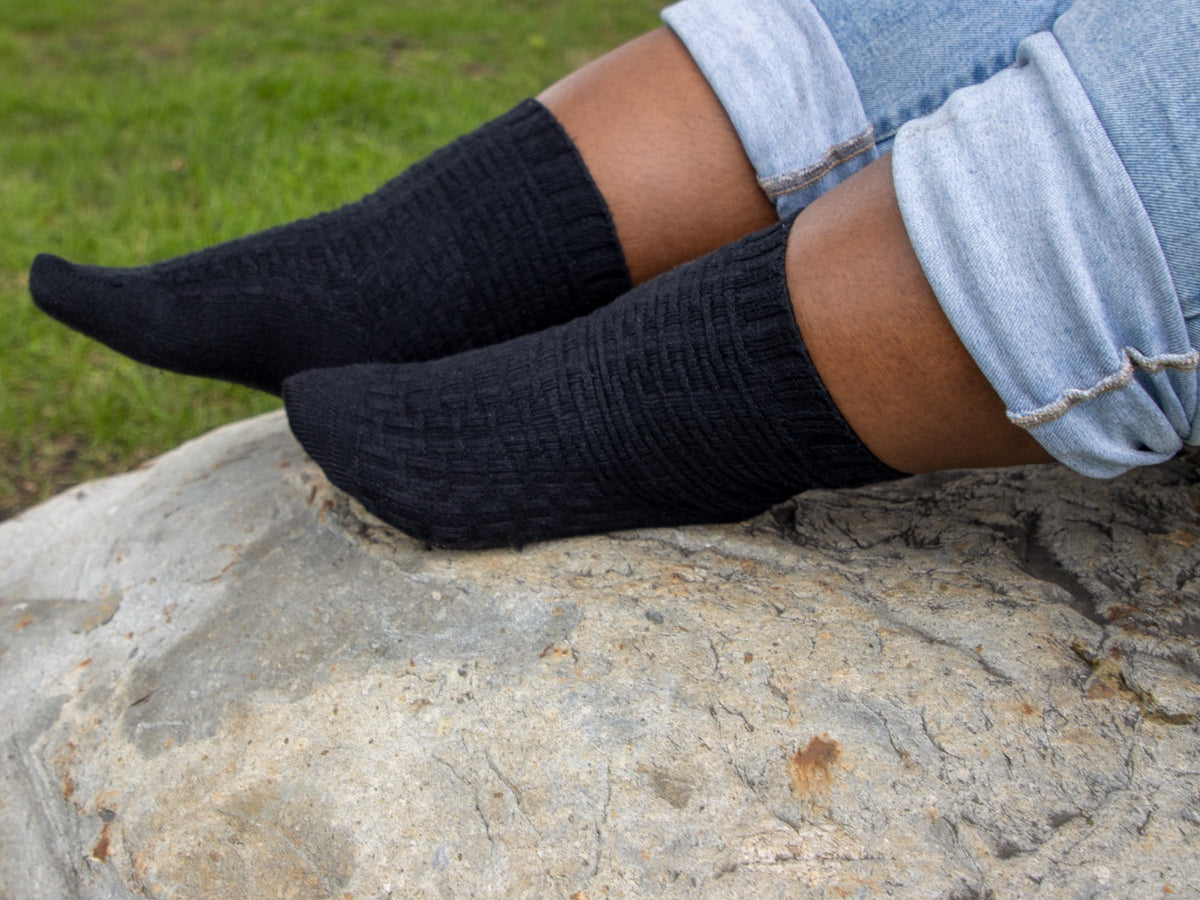 Everyday Crew Socks - Black