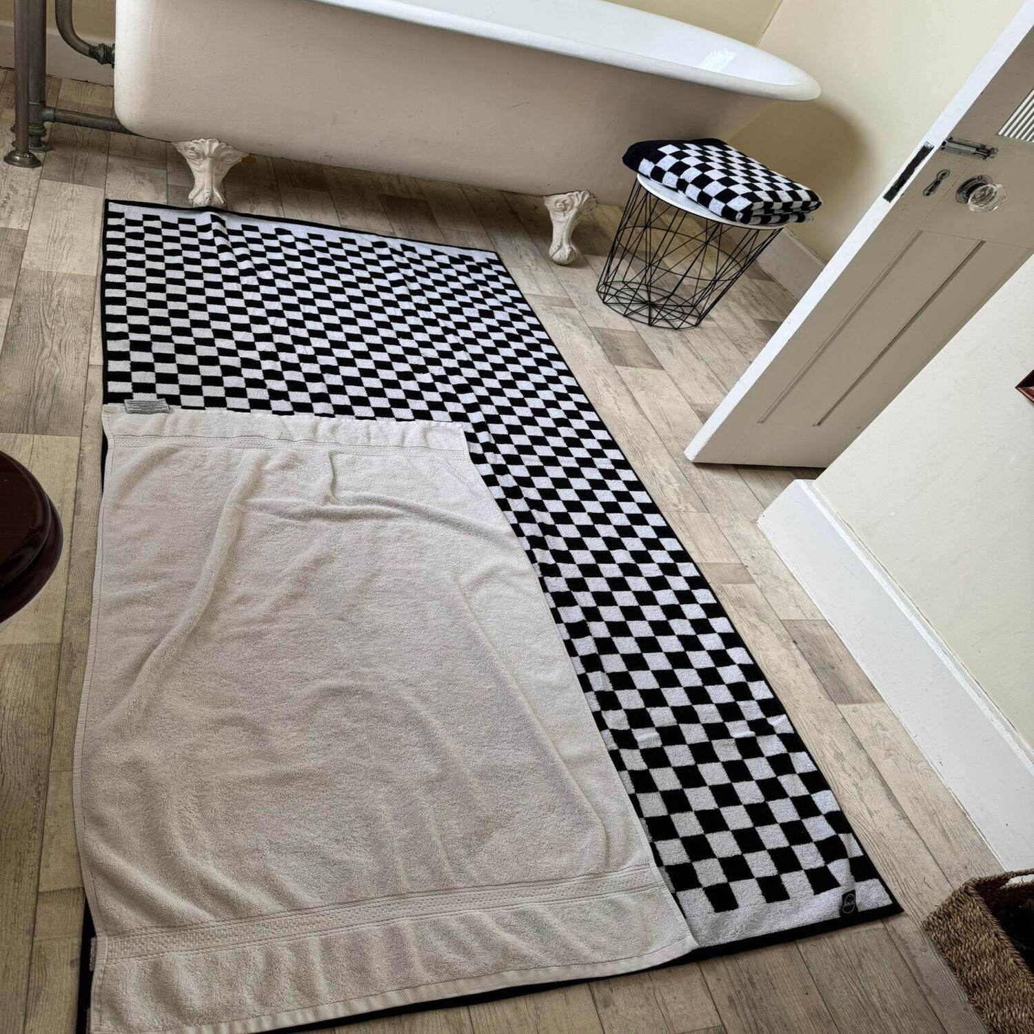 Serviette Big Softee - Noir