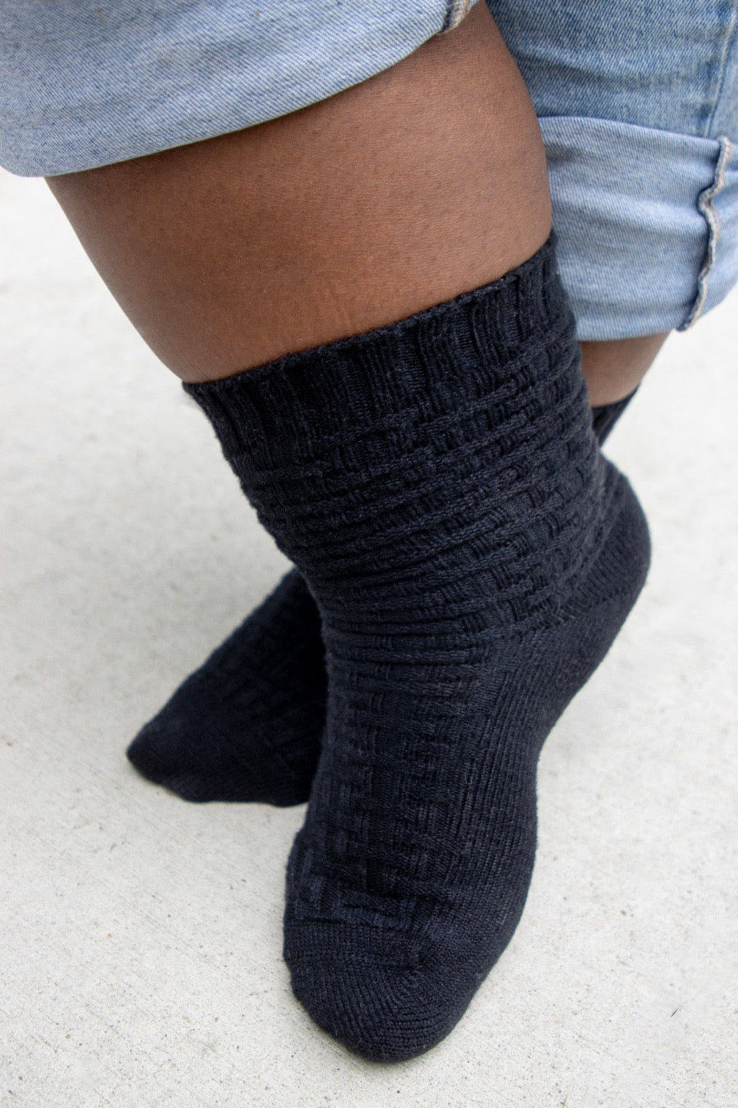 Everyday Crew Socks - Black