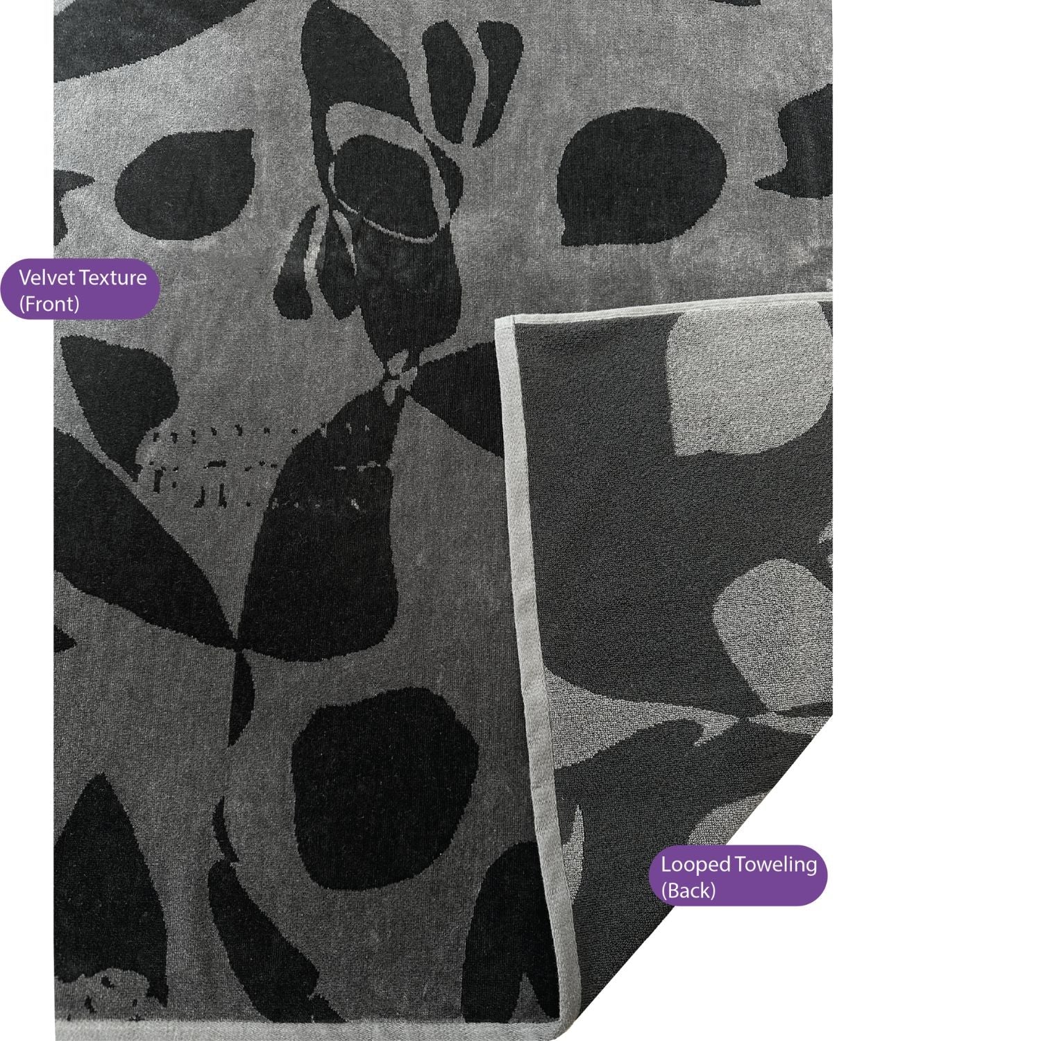 Serviette en peluche - Catacombe