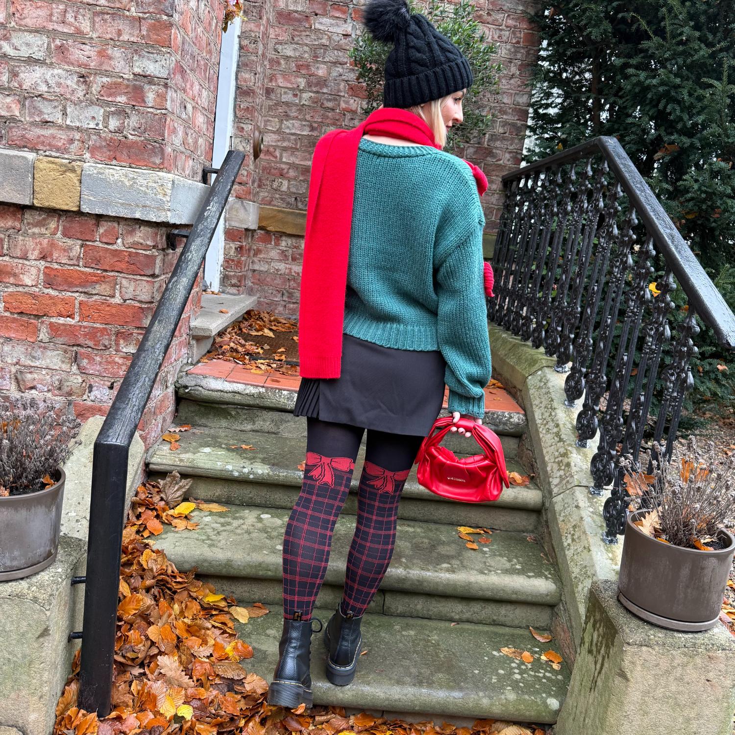 80 Denier Opaque Tights - Gift Wrapped