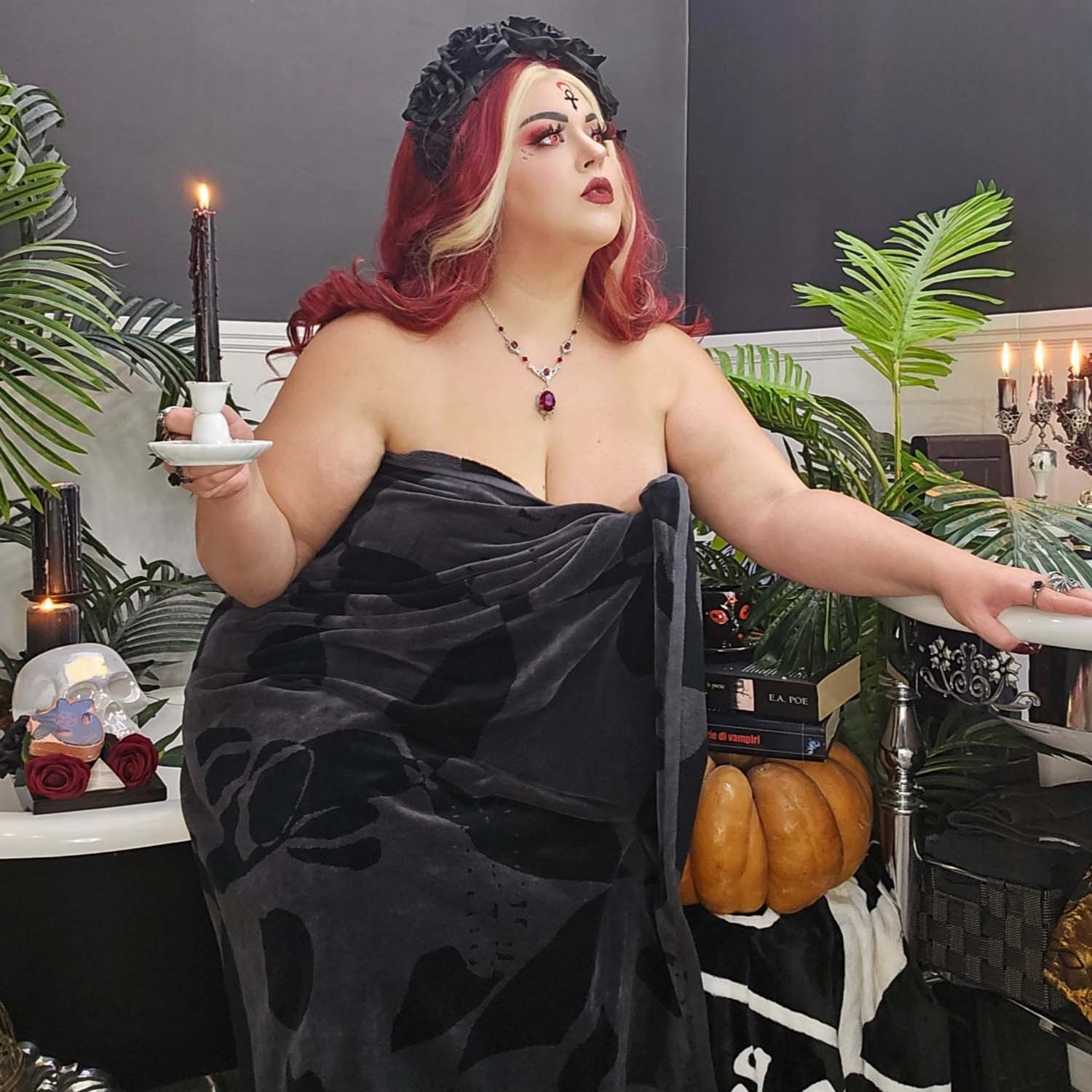 Serviette en peluche - Catacombe