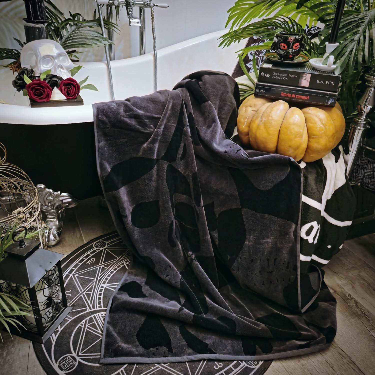 Serviette en peluche - Catacombe