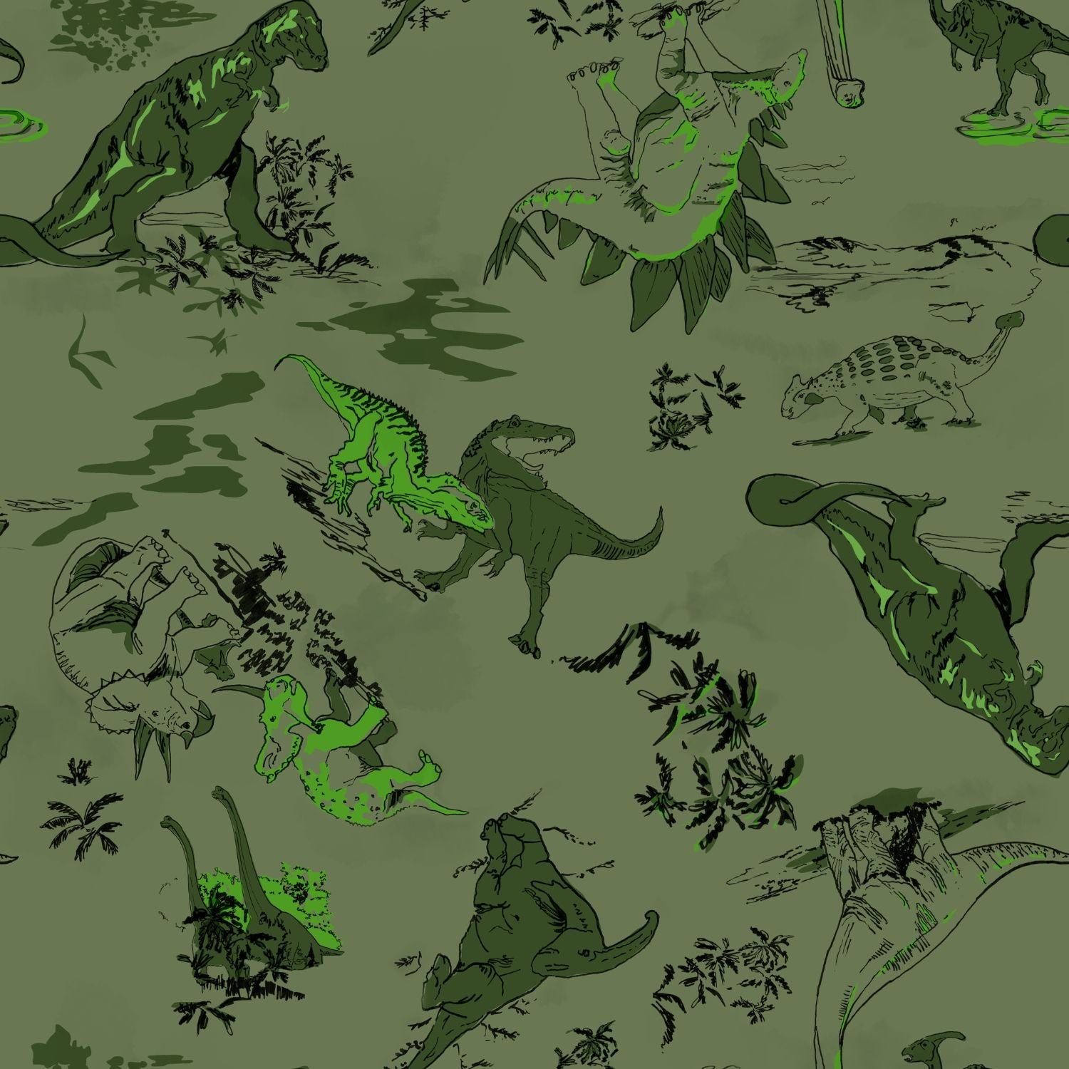 Robe portefeuille dinosaure - Brachio de Joy