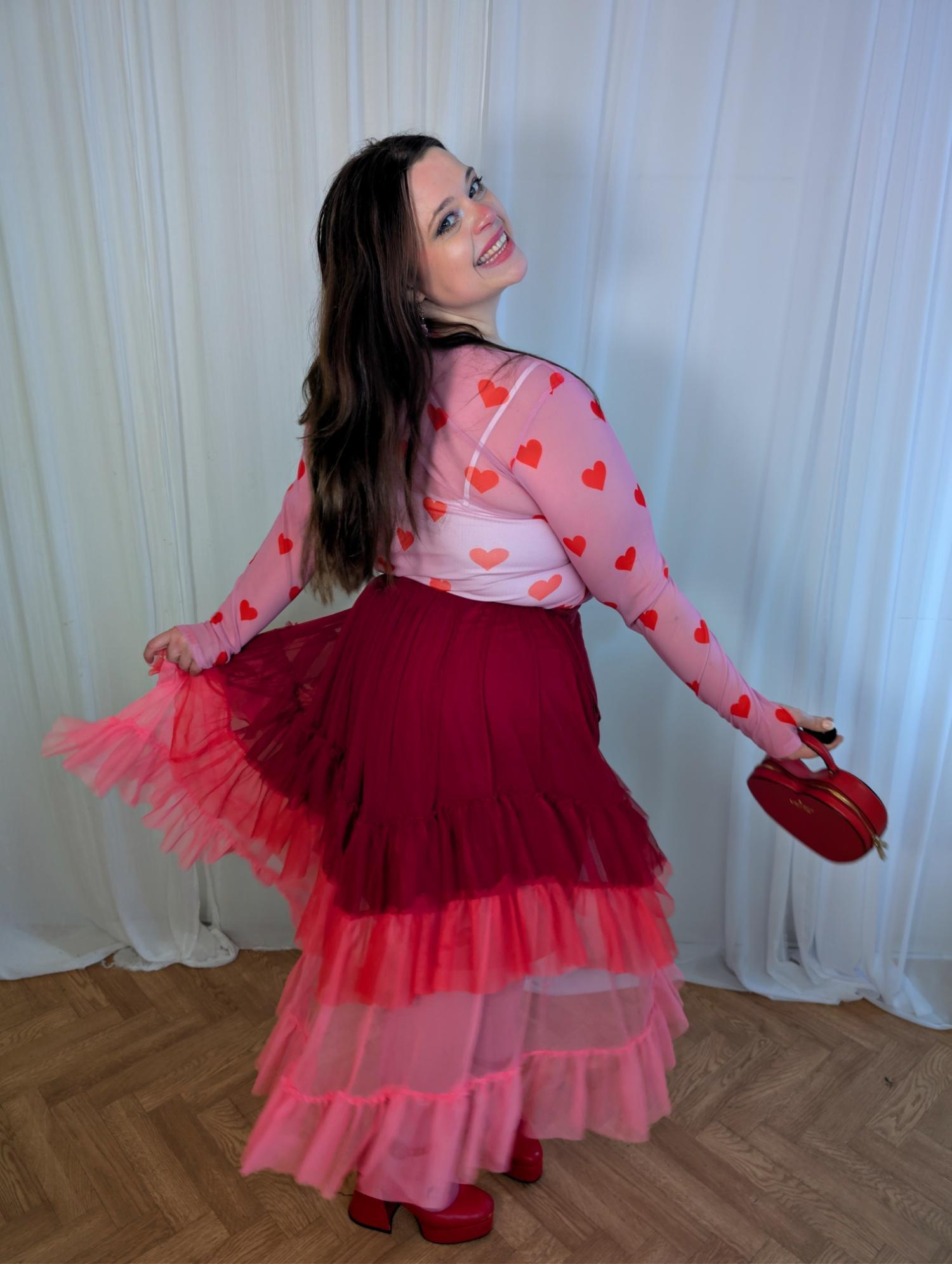 Mesh Maxi Skirt - Pirouette Ombre