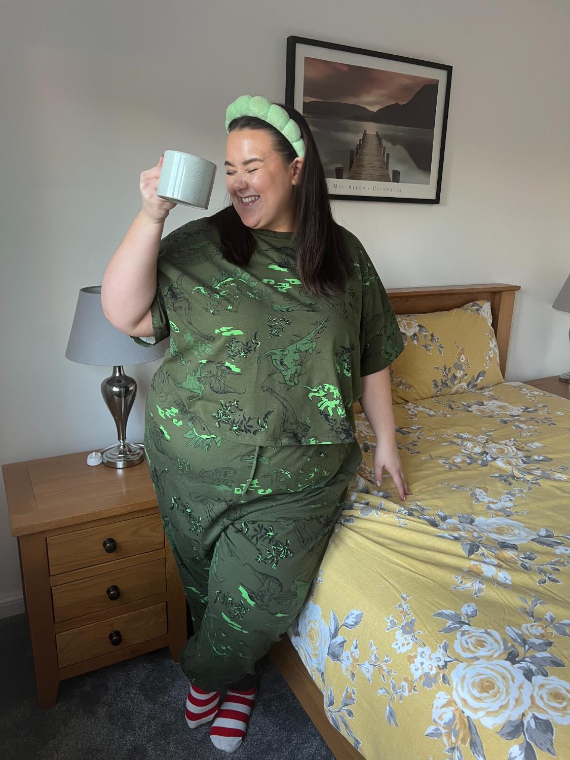 Organic Cotton PJ Boxy Tee - Dino