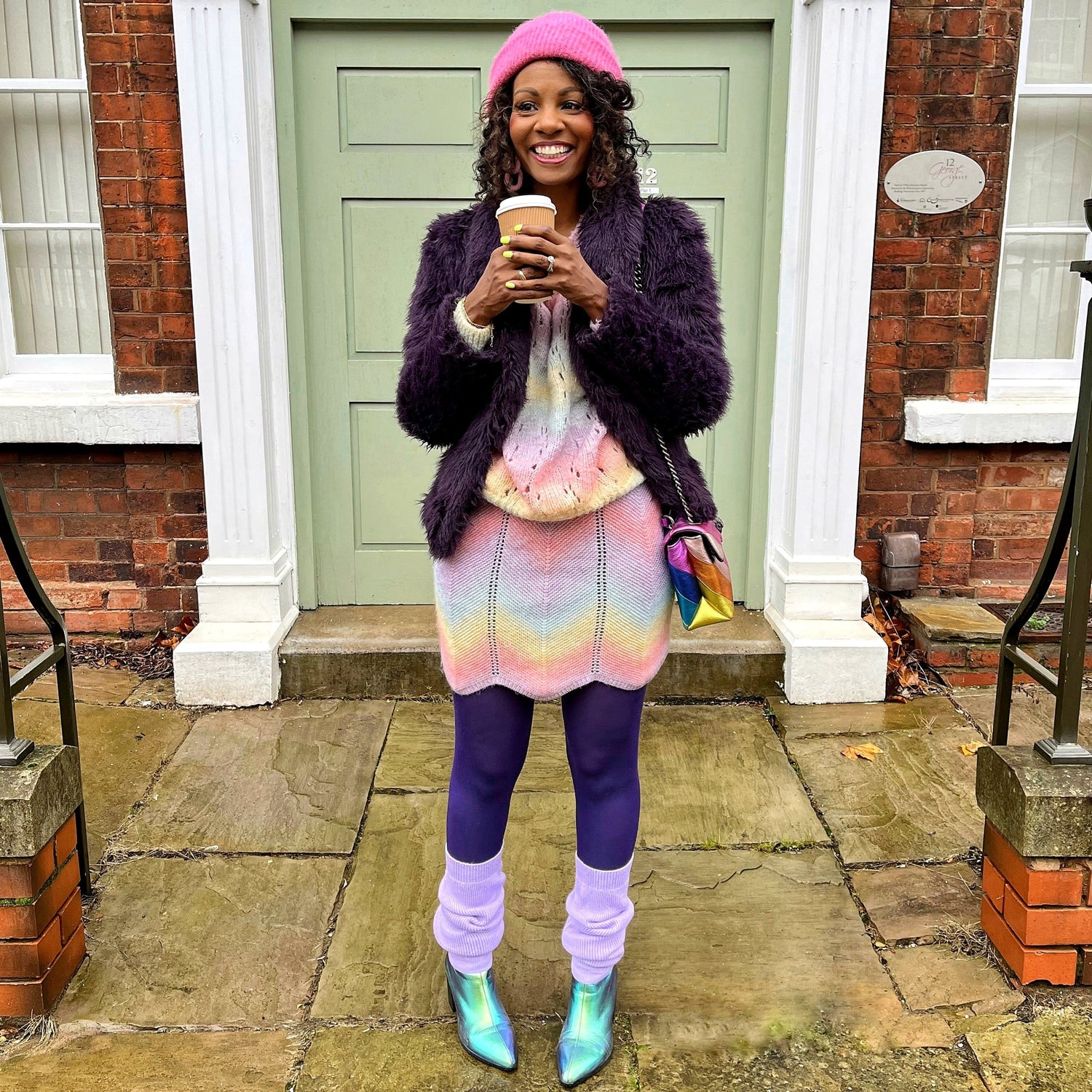 Calentadores de piernas - Periwinkle