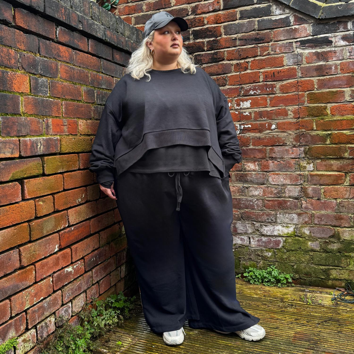 Pantalon de jogging large en coton biologique