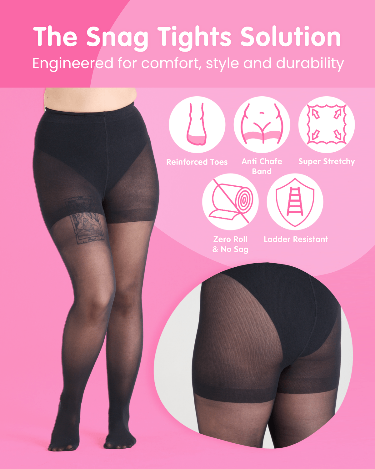 30 Denier Sheer Tights - Divine