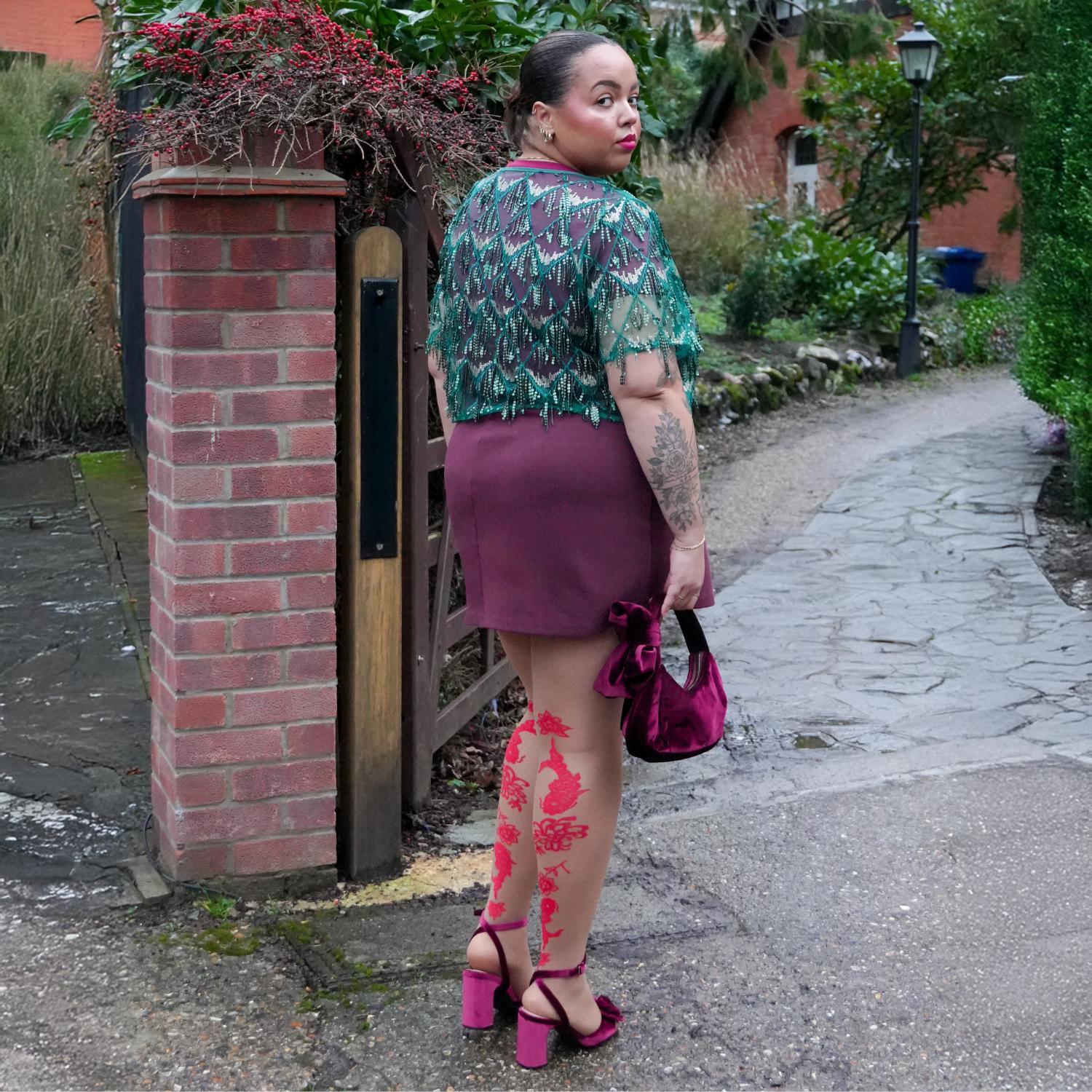 Paper Cut Tights - Caramel Latte