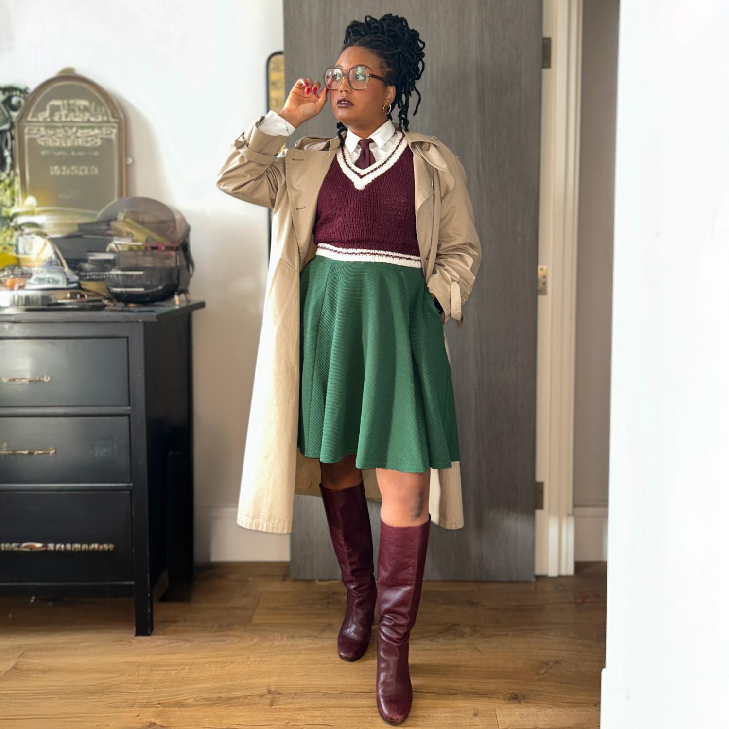 Ottoman Flare Skirt - Petit Pois