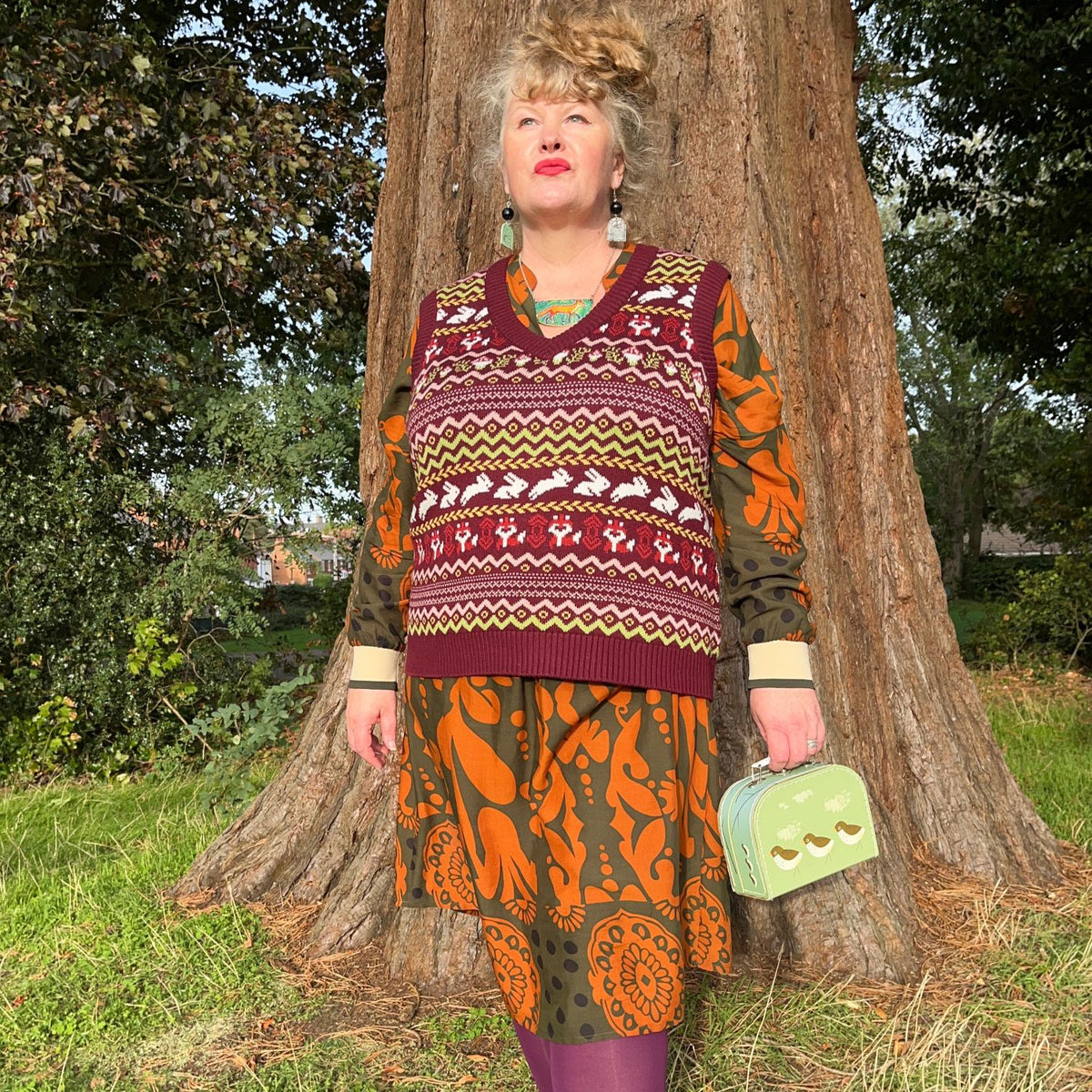 Fair Isle Vest - Woodland Adventure - Multi Colour