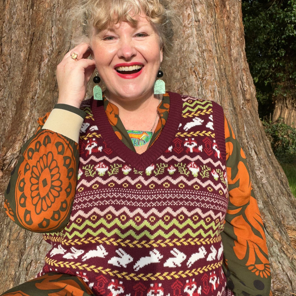 Fair Isle Vest - Woodland Adventure - Multi Colour