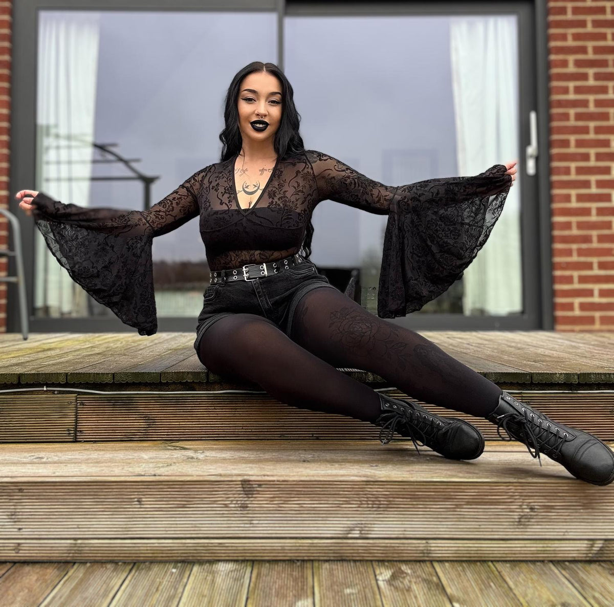 Stay Cool 80 Denier Tights - Black