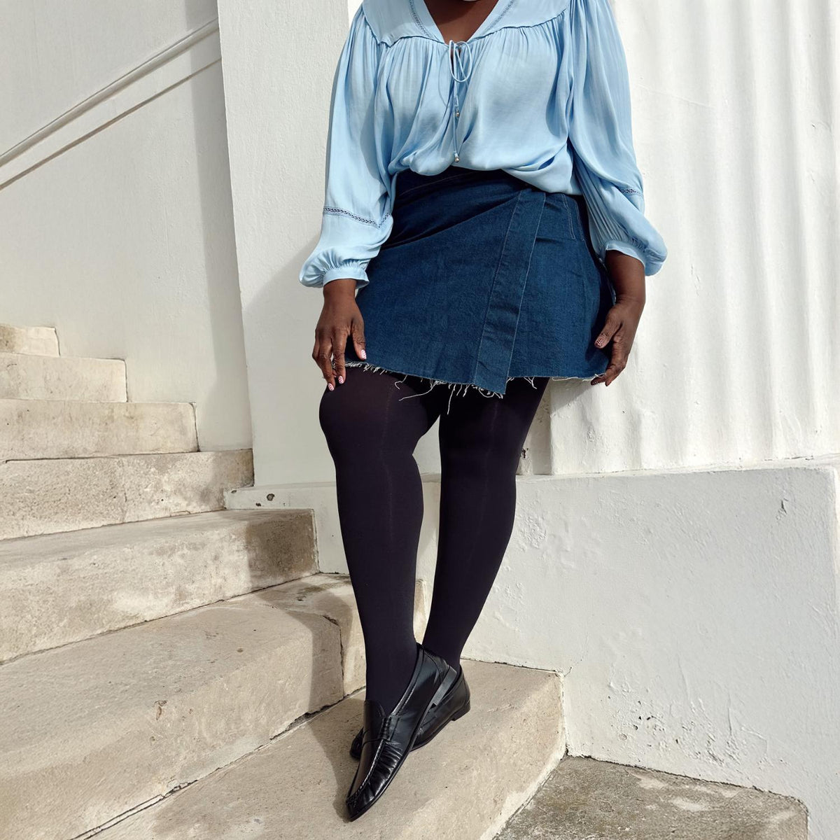Stay Cool 80 Denier Tights - Black