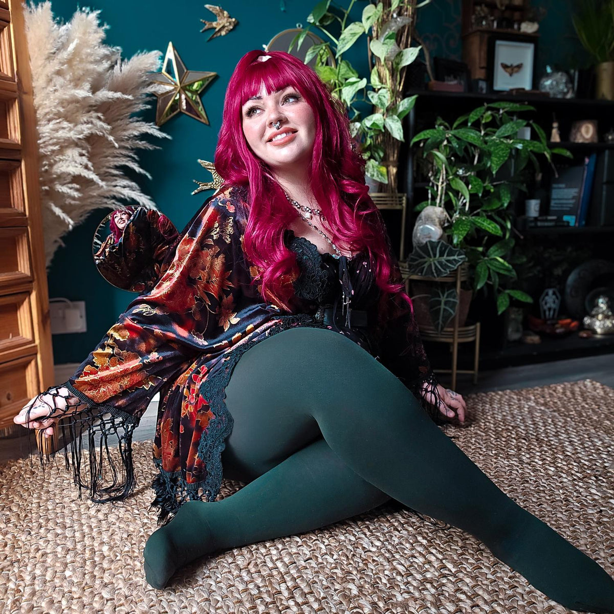 80 Denier Tights - Crocodile