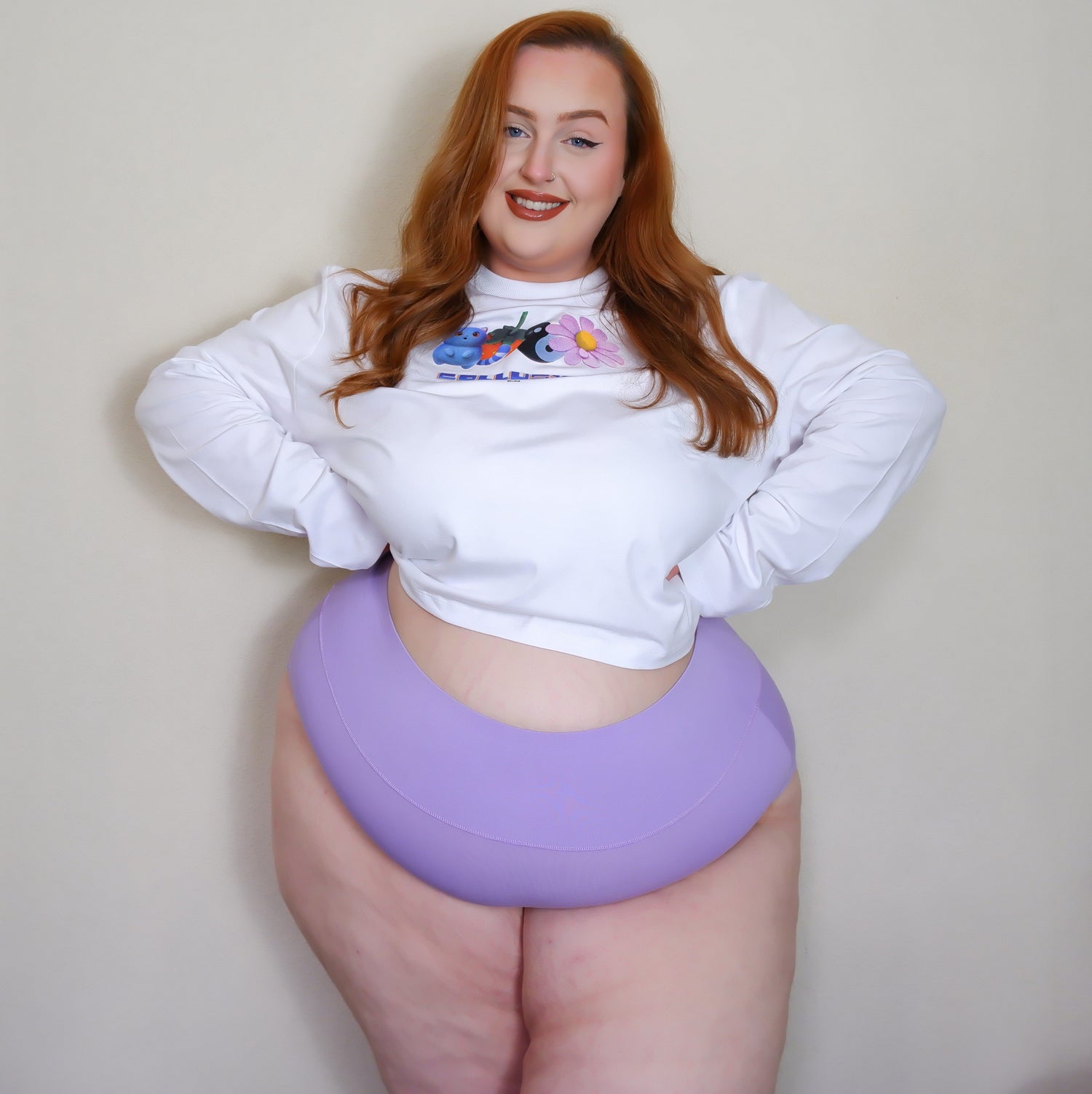 Organic Cotton Full Brief Knickers - Cassis de Violet