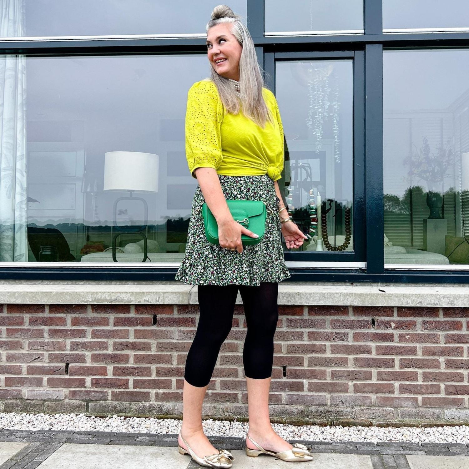 Mallas capri Stay Cool - Negras