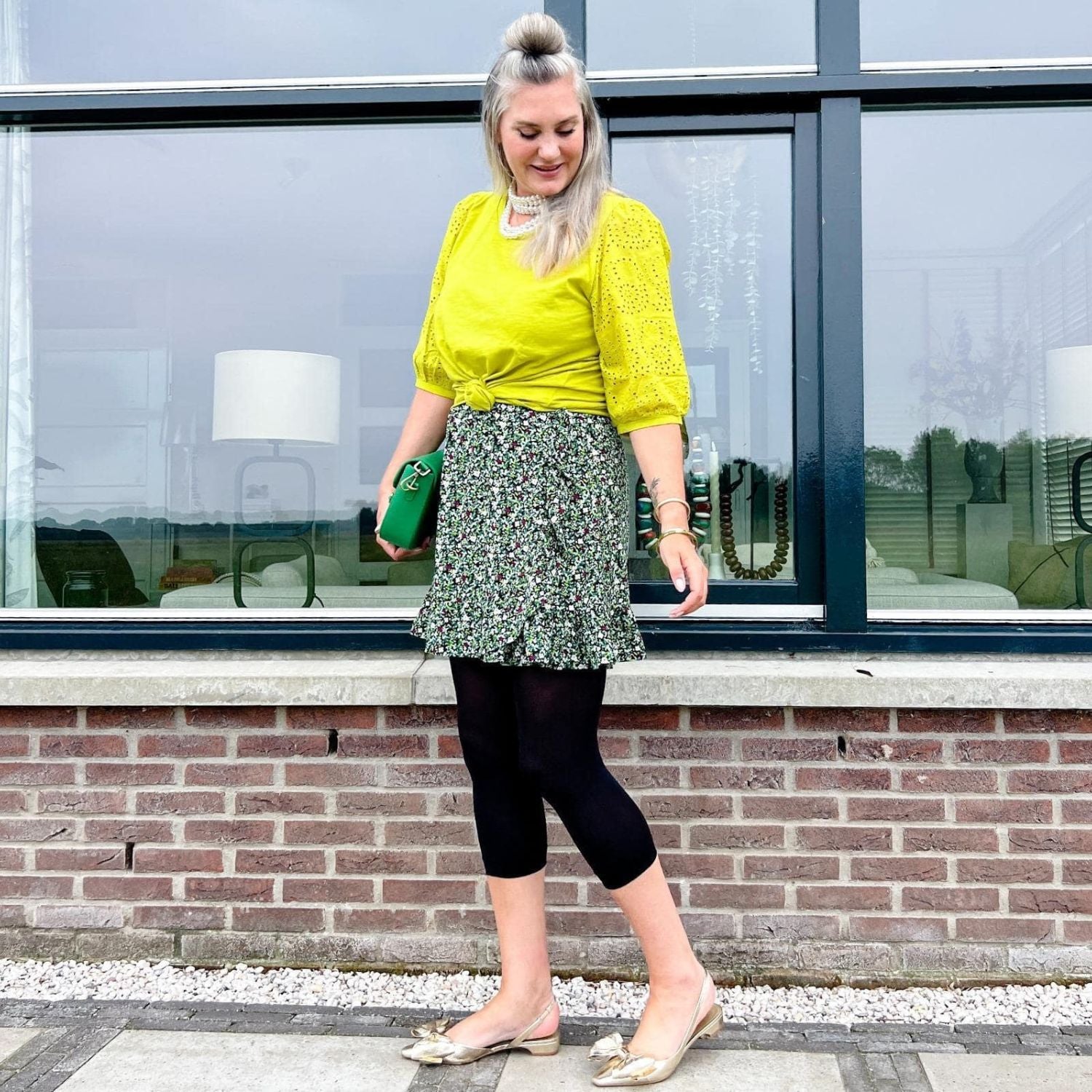 Mallas capri Stay Cool - Negras