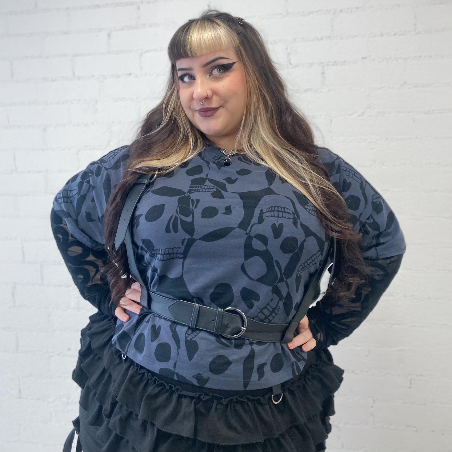 Organic Cotton PJ Boxy Tee - Catacomb