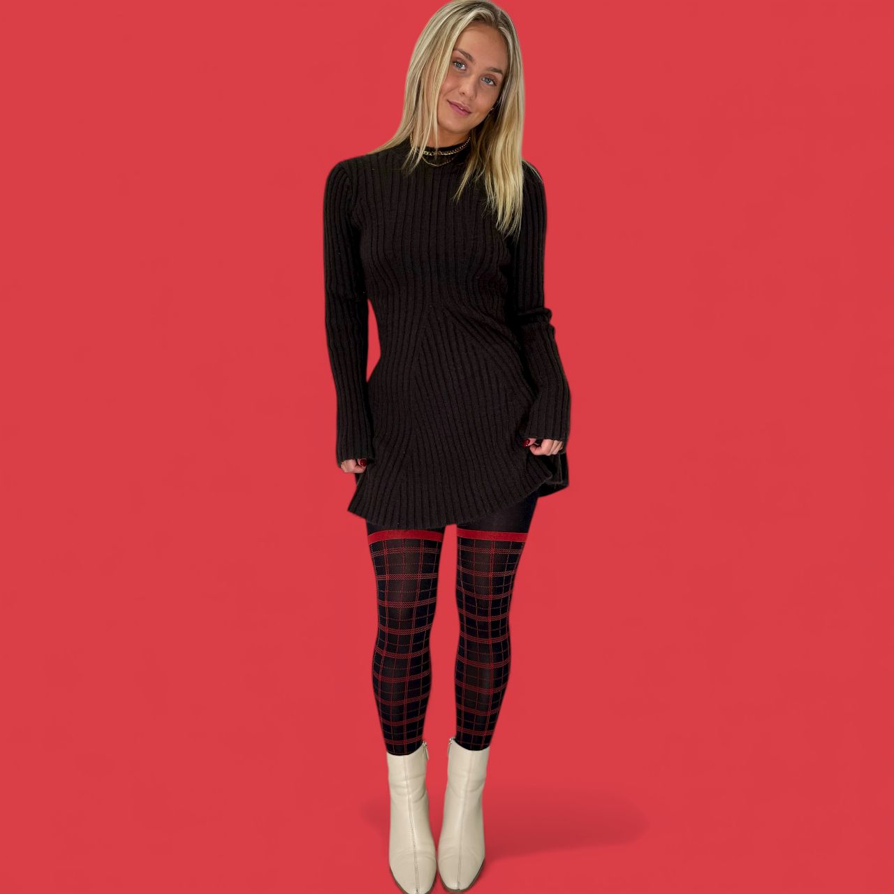 80 Denier Opaque Tights - Gift Wrapped