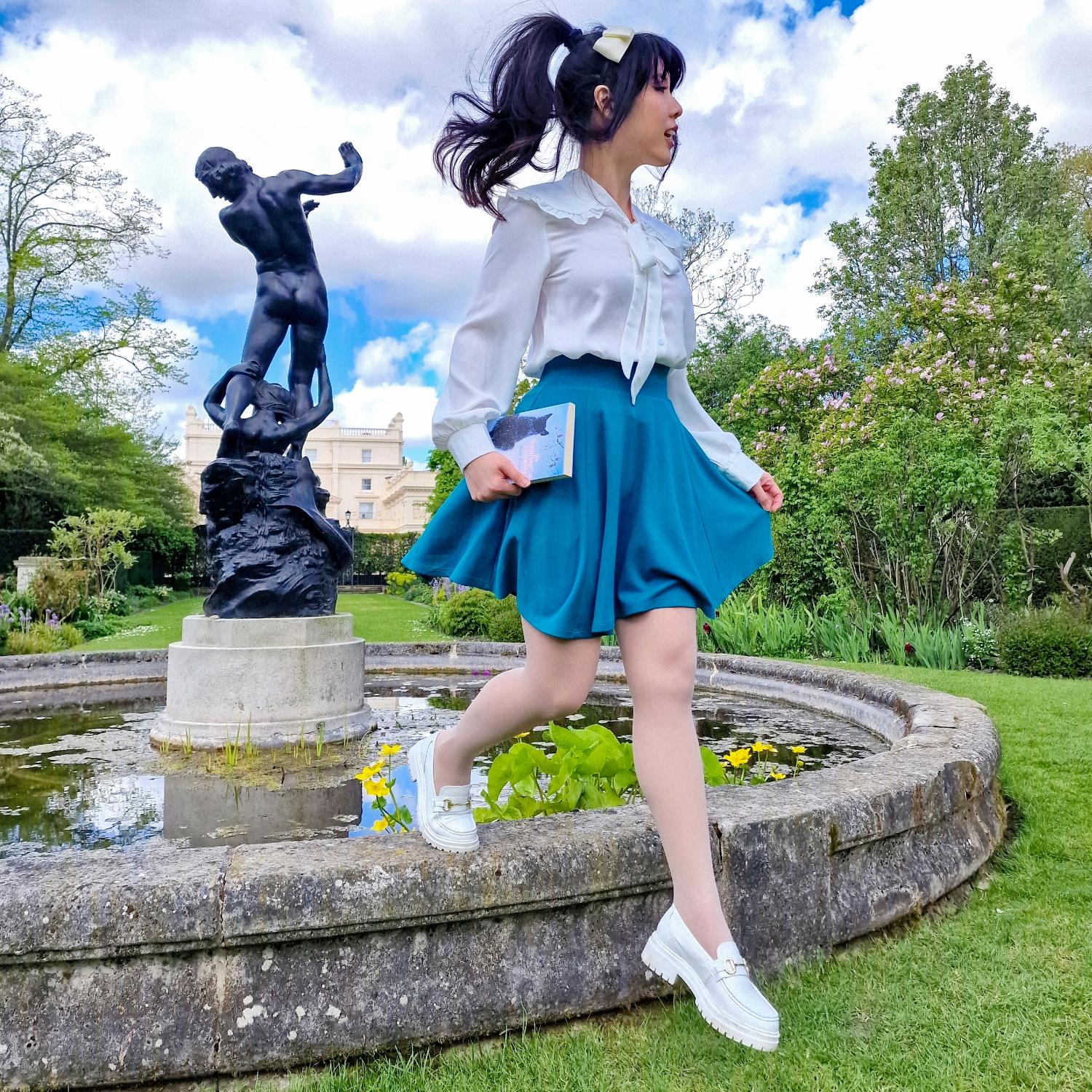 Mini Flare Skirt - Ocean Teal