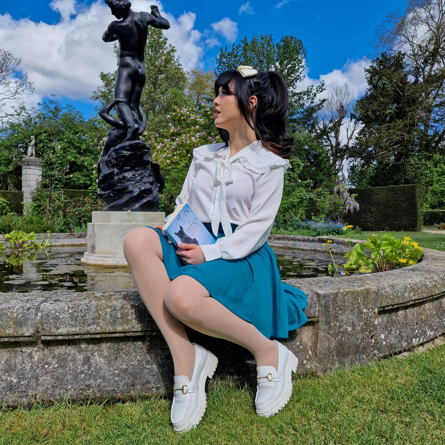 Mini Flare Skirt - Ocean Teal