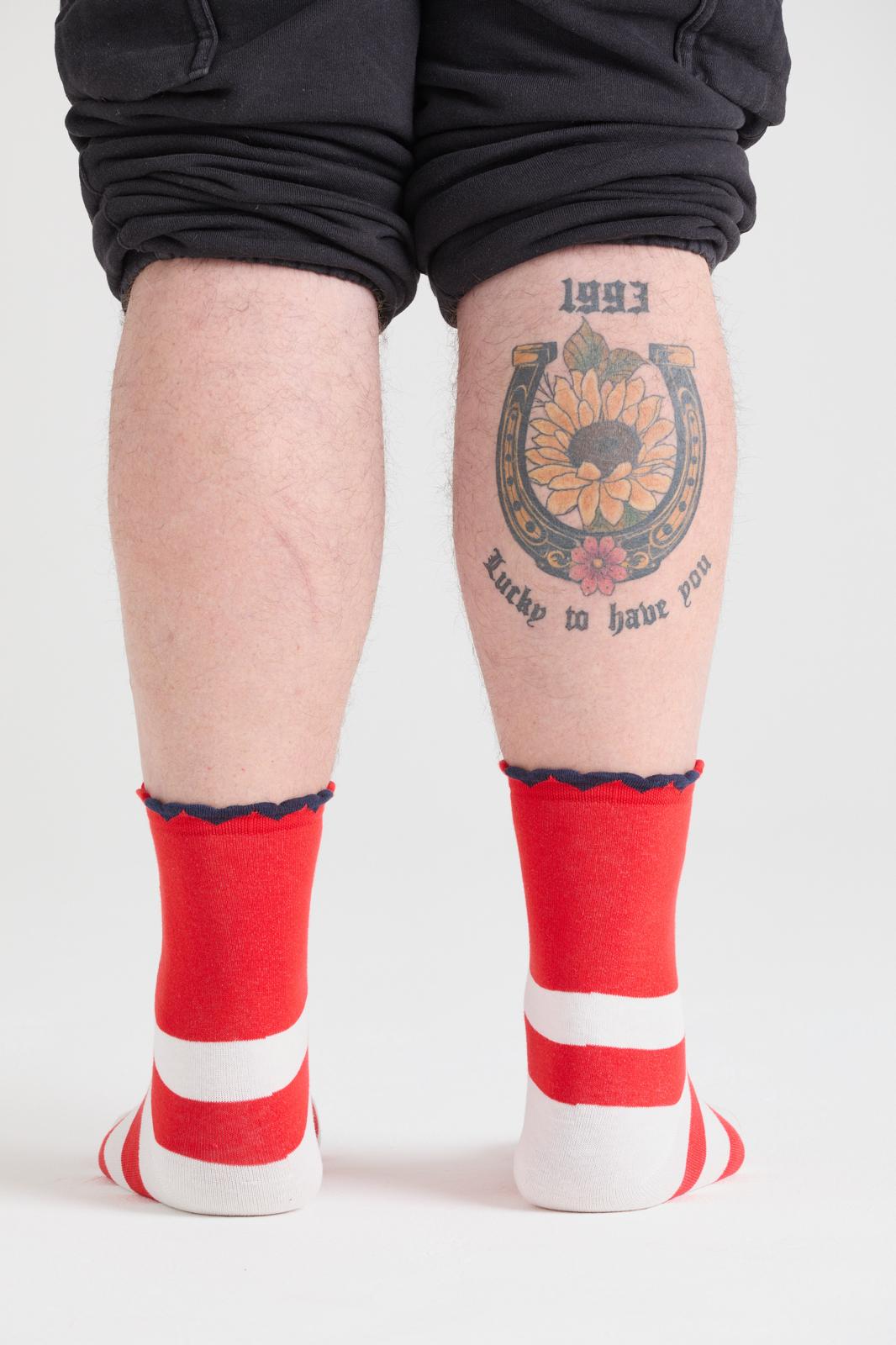 Cotton Ankle Socks - Reindeer