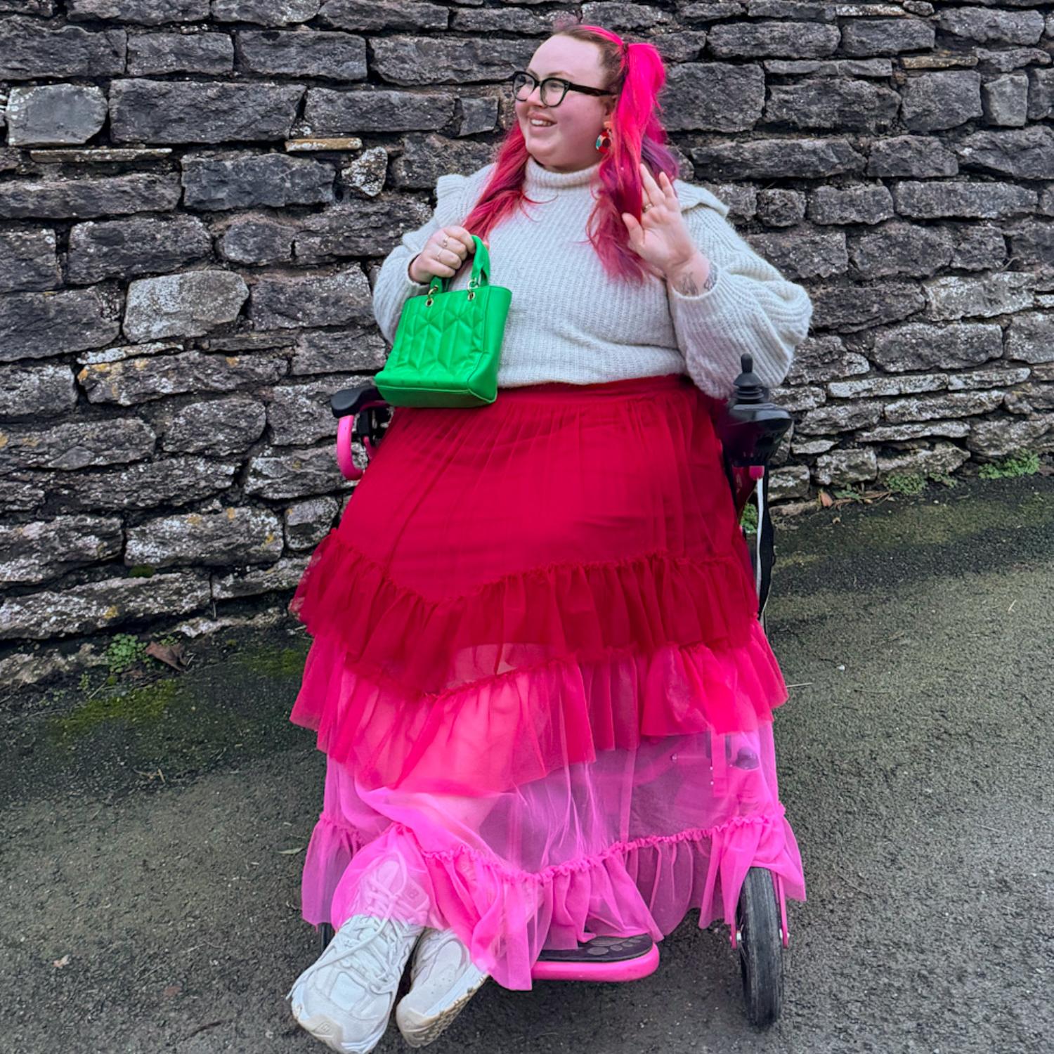 Mesh Maxi Skirt - Pirouette Ombre