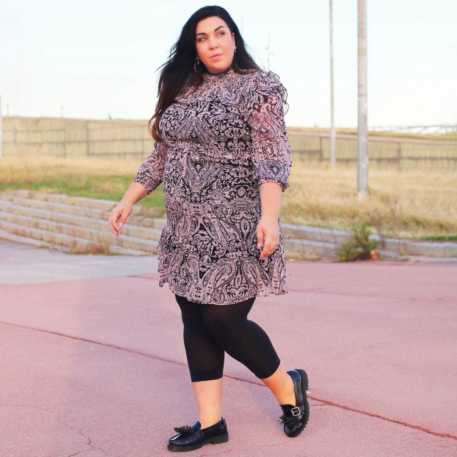 Mallas capri Stay Cool - Negras