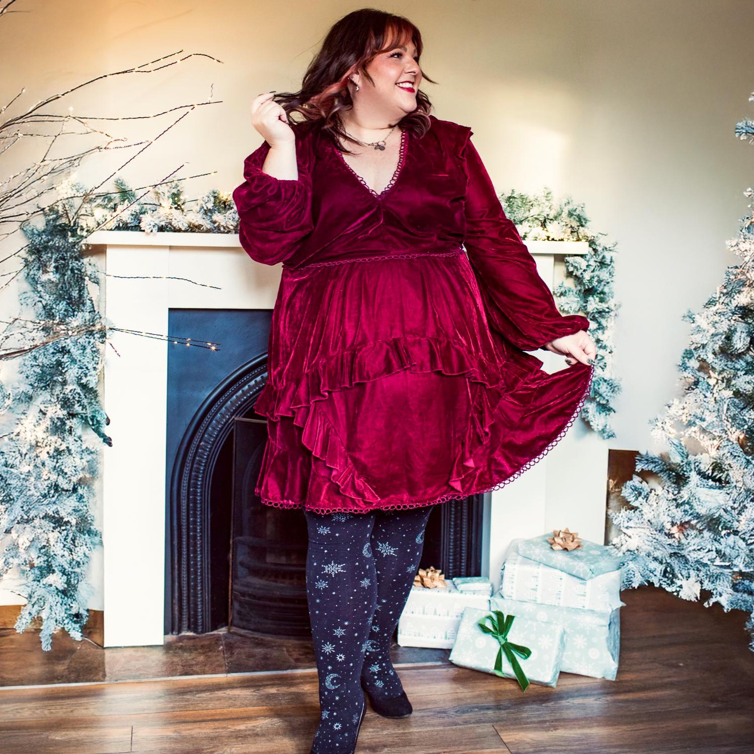 80 Denier Opaque Tights - Winter Solstice