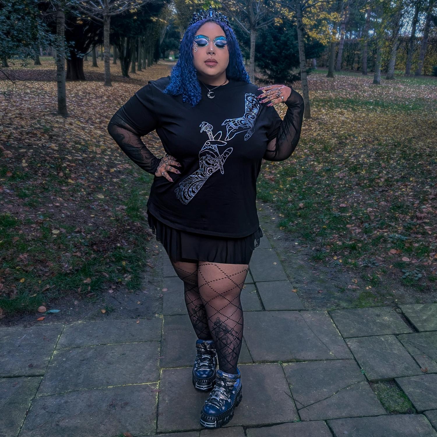 Camiseta de acotar de algodón orgánico - Feyres Bargain