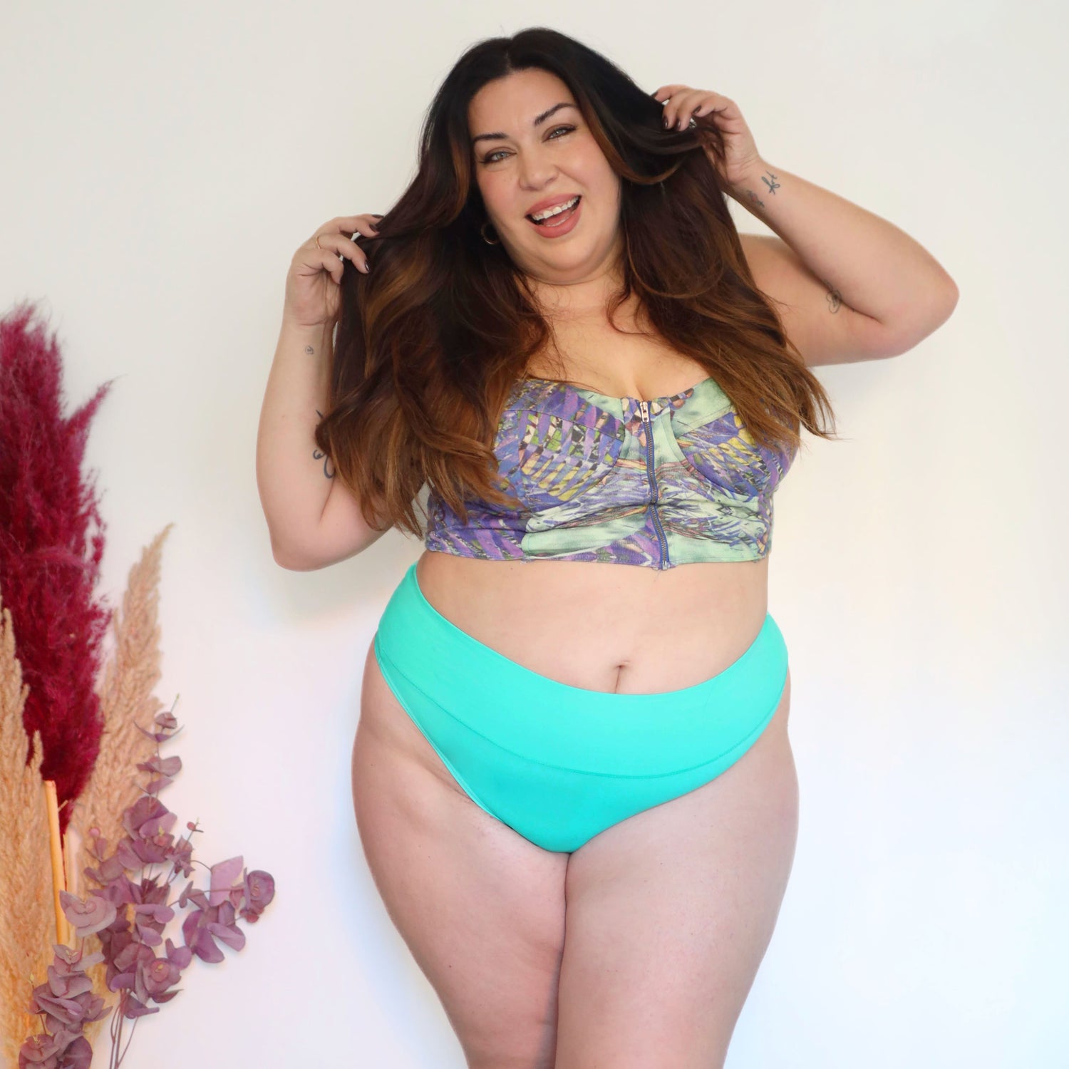 String en coton bio - Menthe