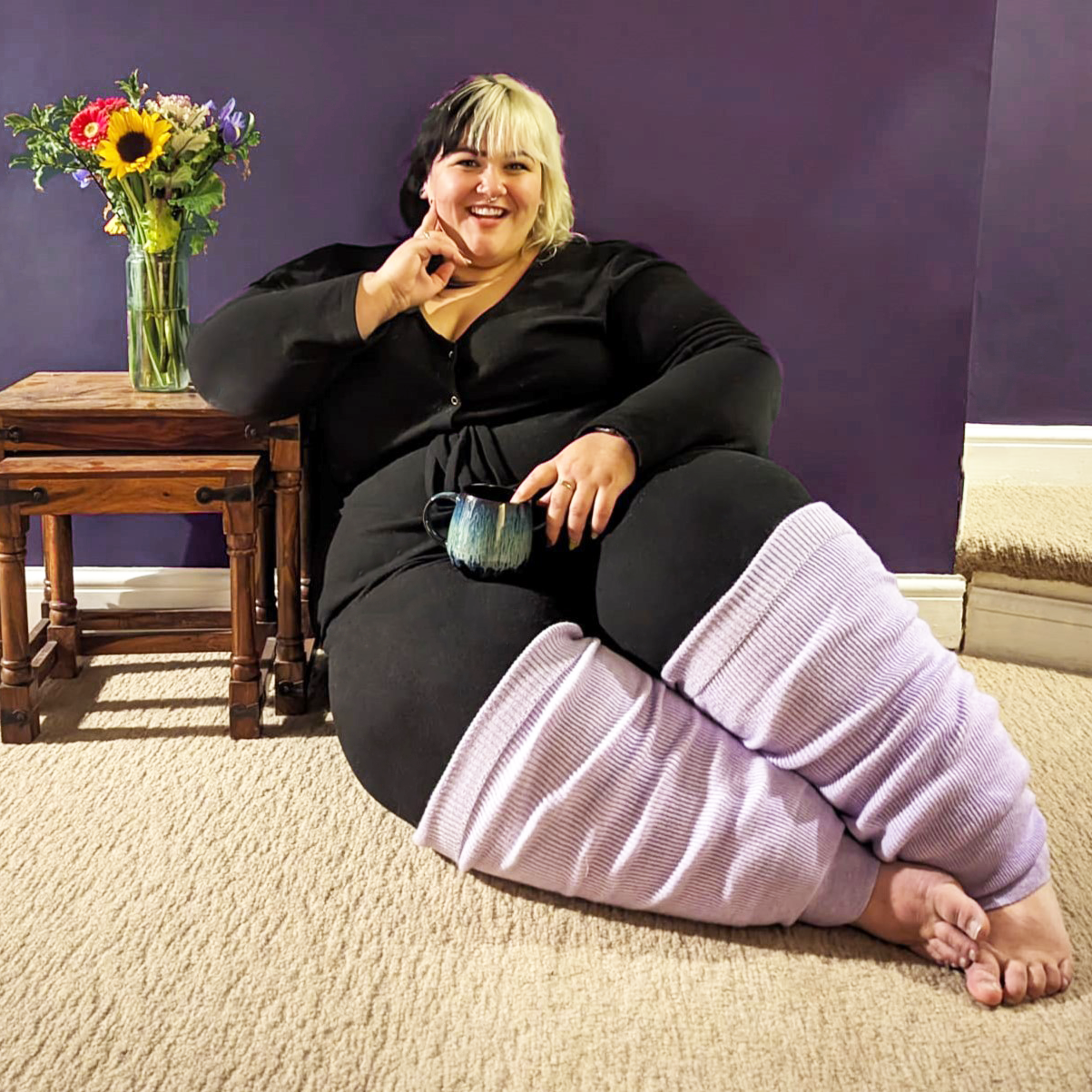 Calentadores de piernas - Periwinkle