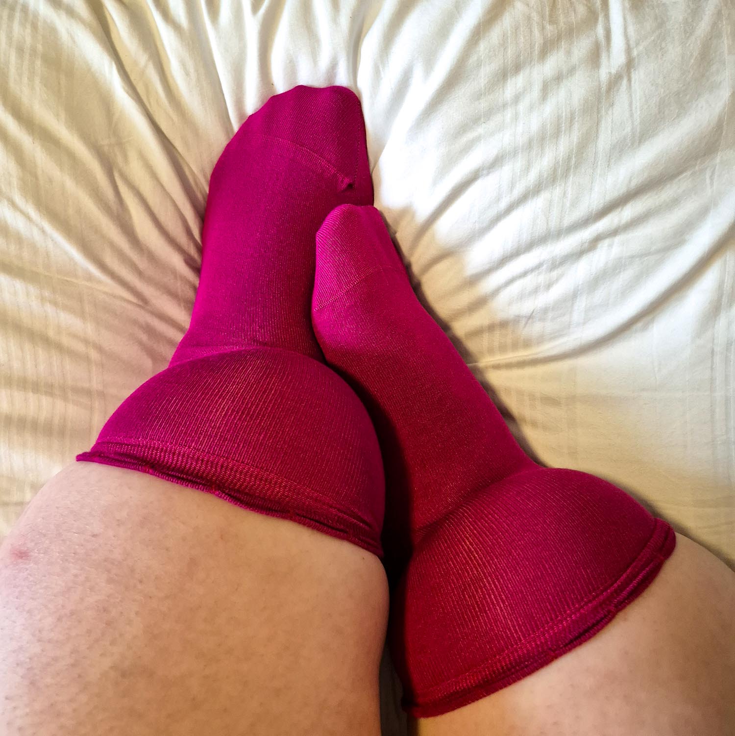 Ultimate Bamboo Ankle Socks - Hibiscus