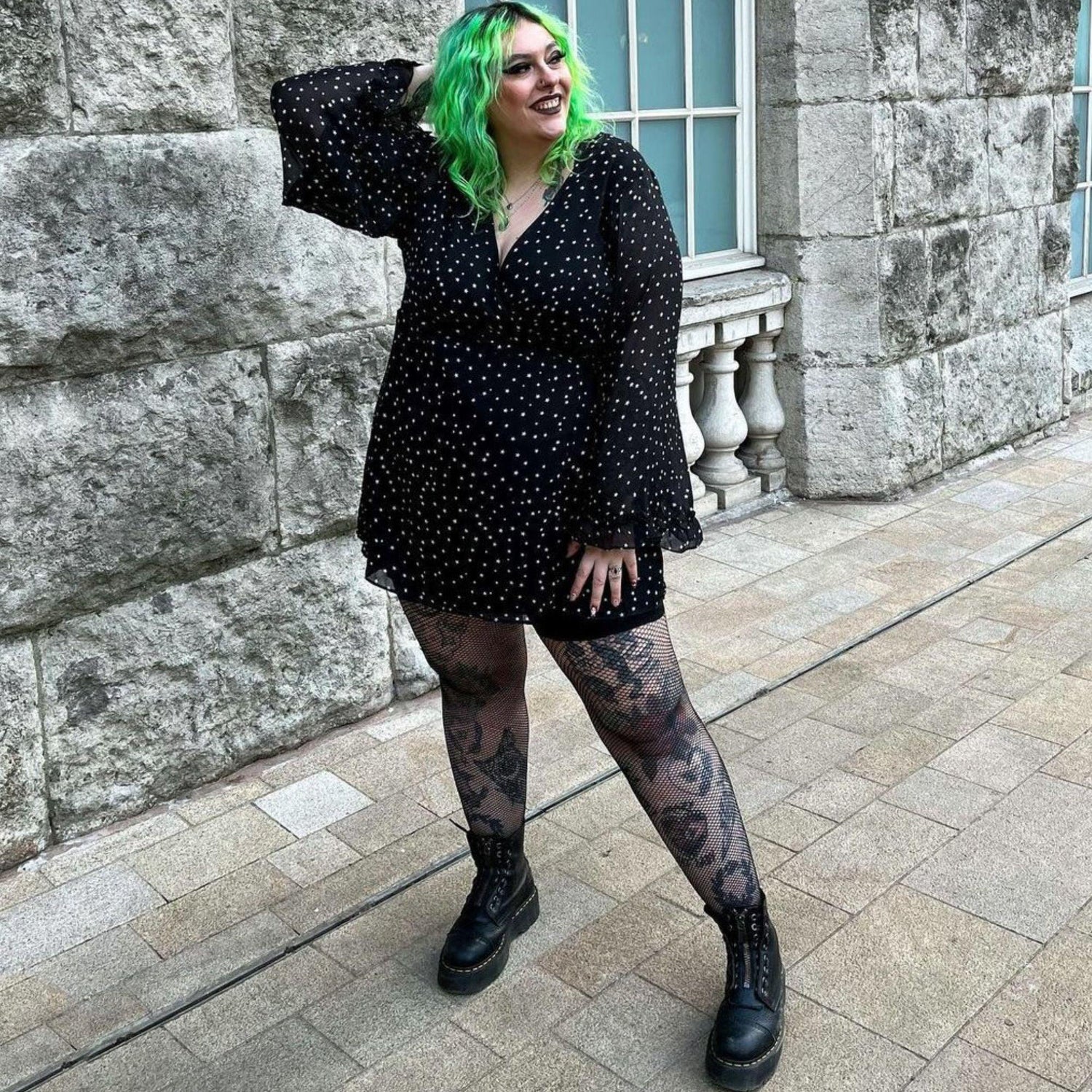 Fishies Fishnets - Negro