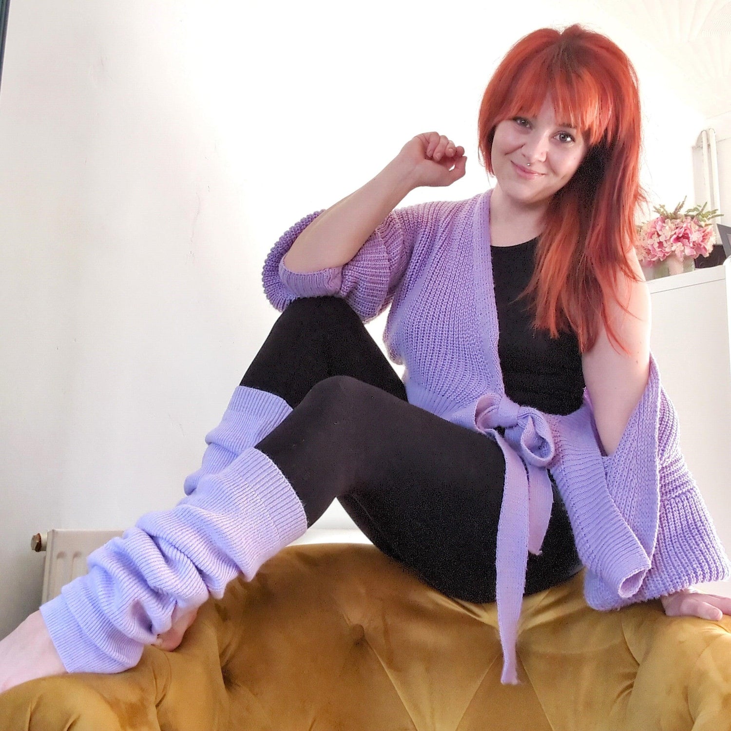 Calentadores de piernas - Periwinkle