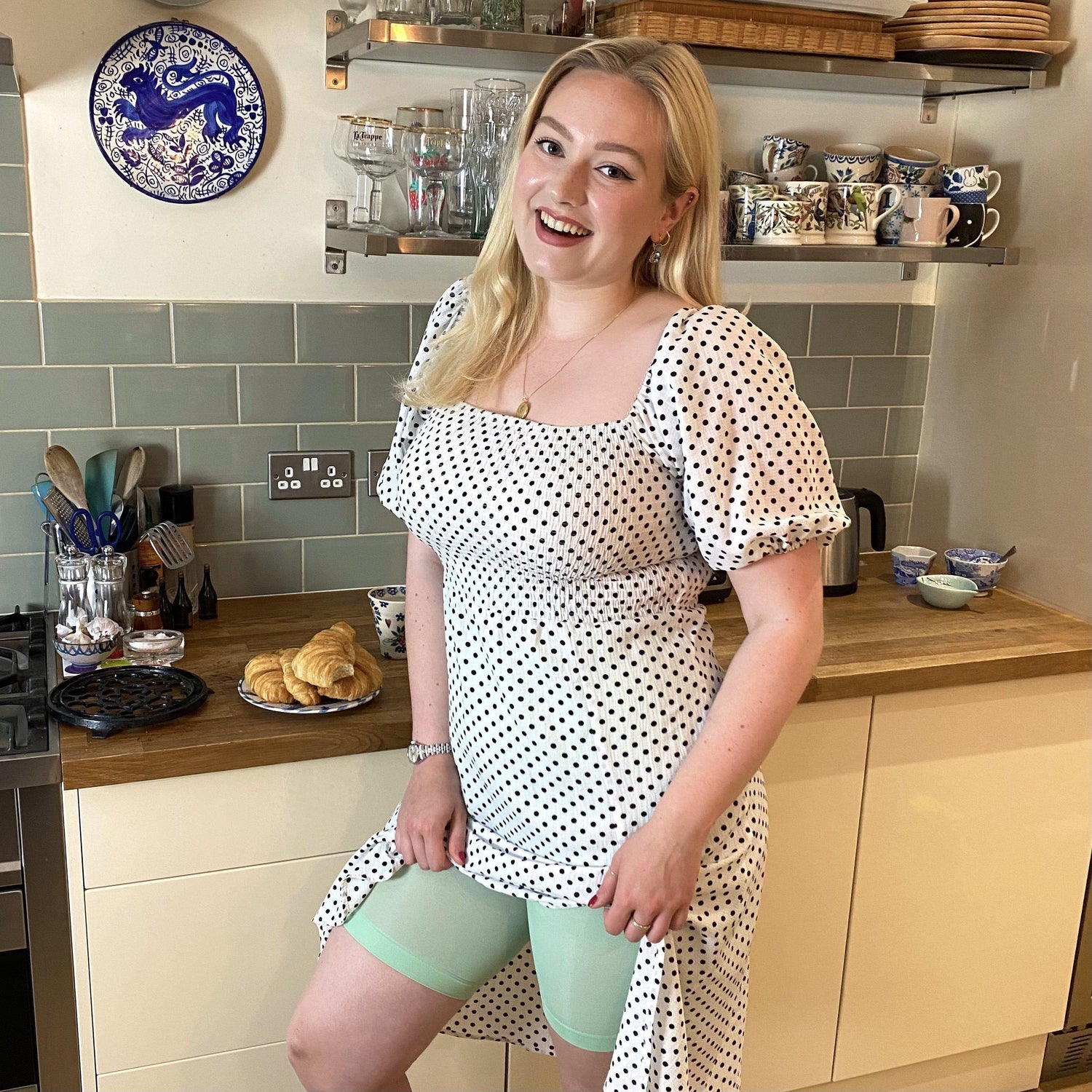 Stay Cool Chub Rub Shorts - Pistacho