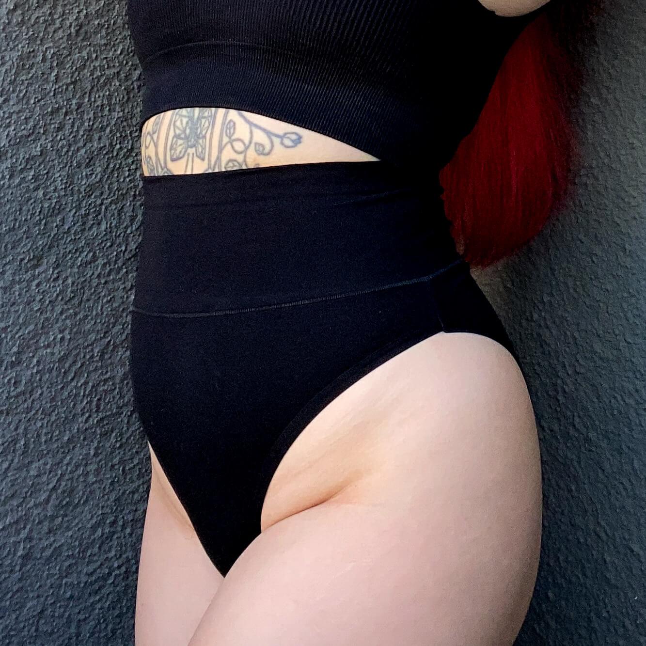 Knickers de piernas supercales: 3 pares de negro