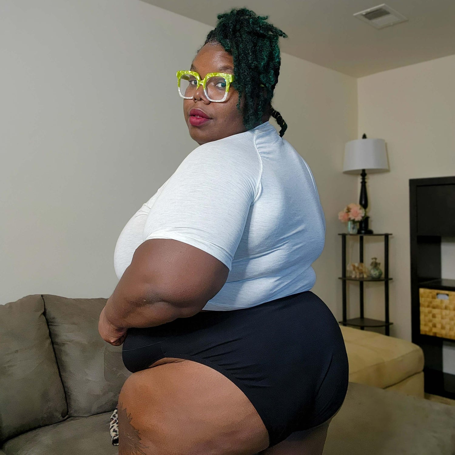 Knickers de piernas supercales: 3 pares de negro