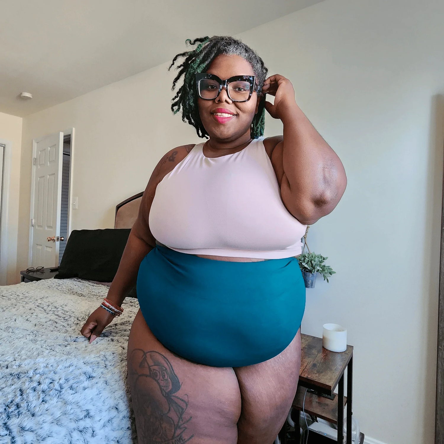 Braguitas de algodón orgánico de cintura alta - Aurora