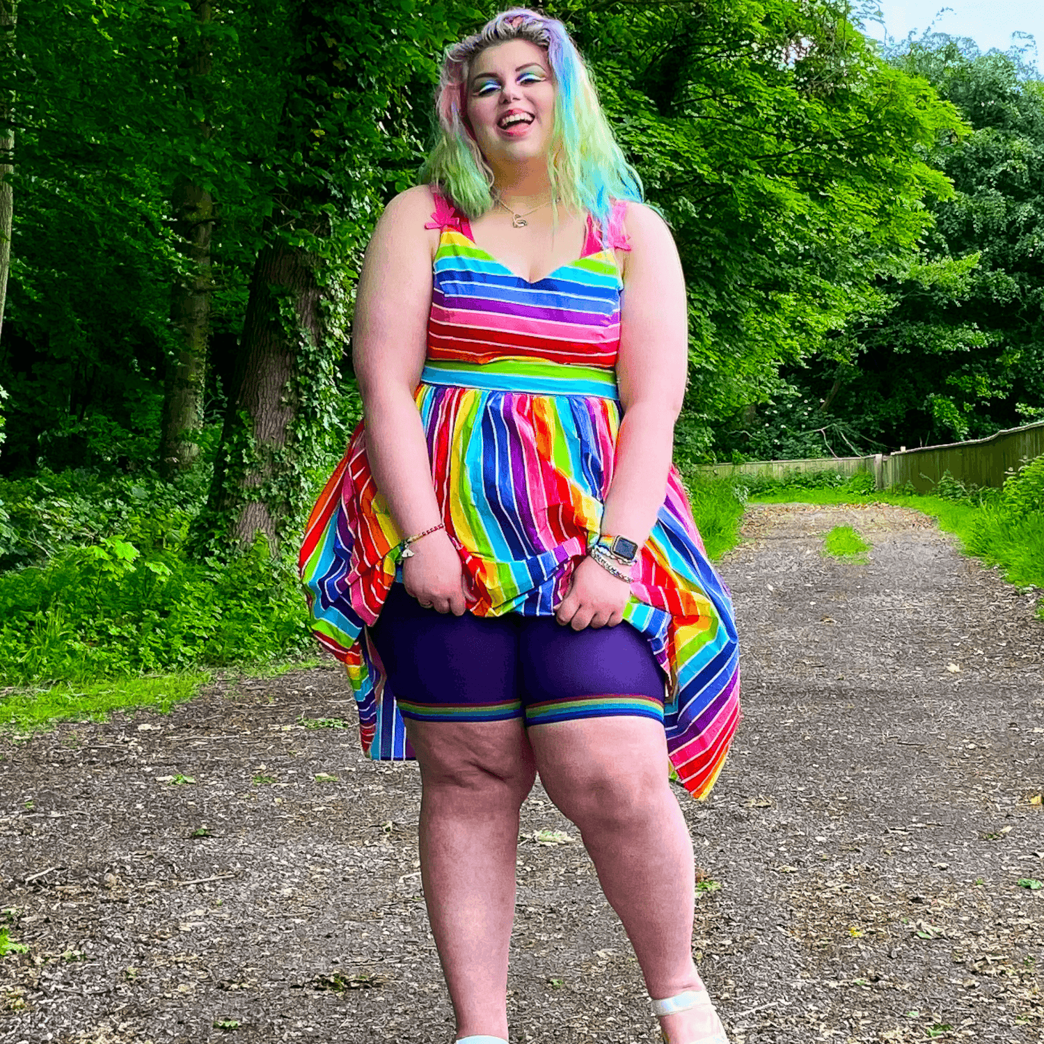 Stay Cool Chub Rub Shorts - Pride - Human Nature